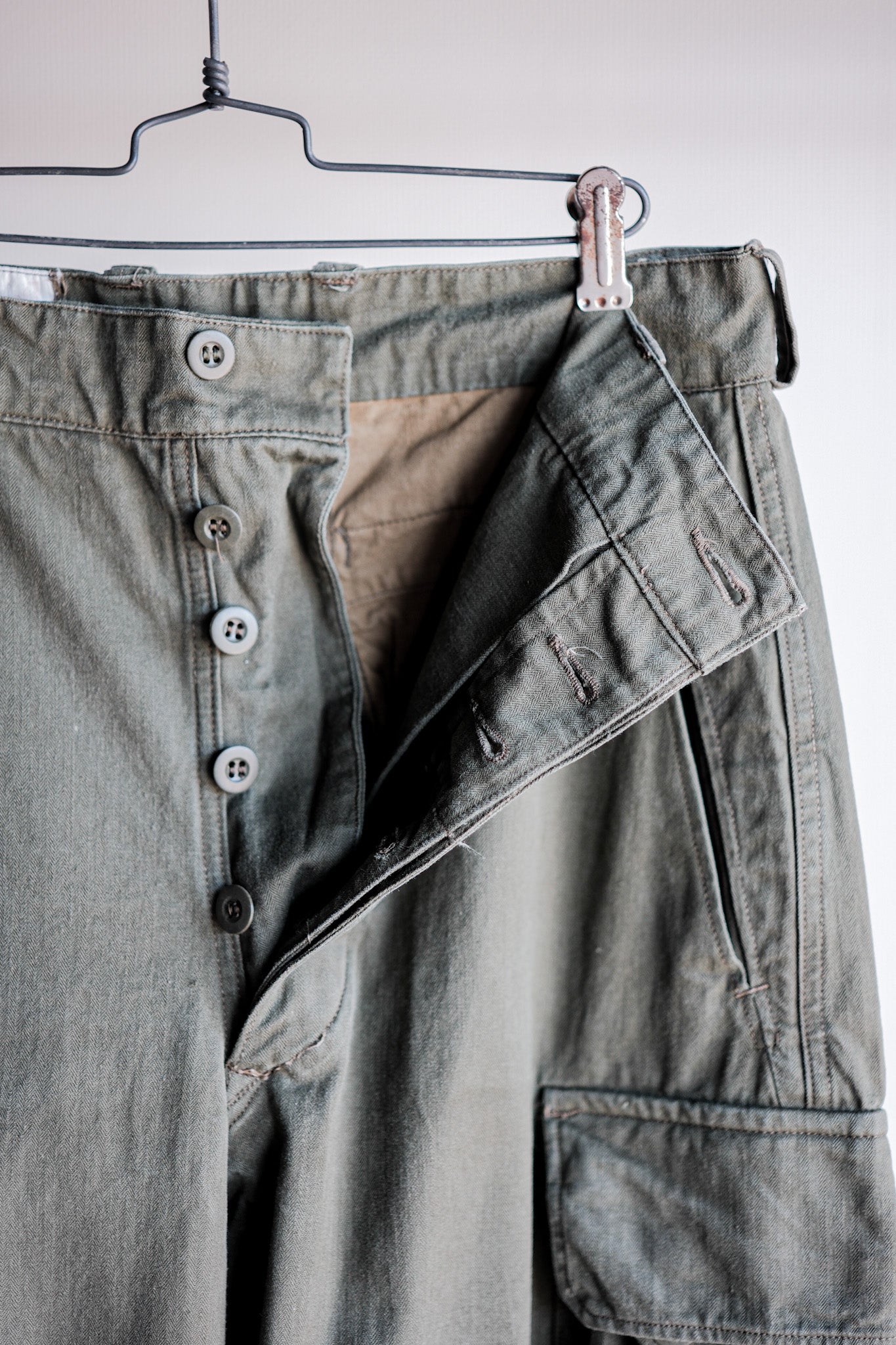 【~60's】French Army M47 Field Trousers Size.21