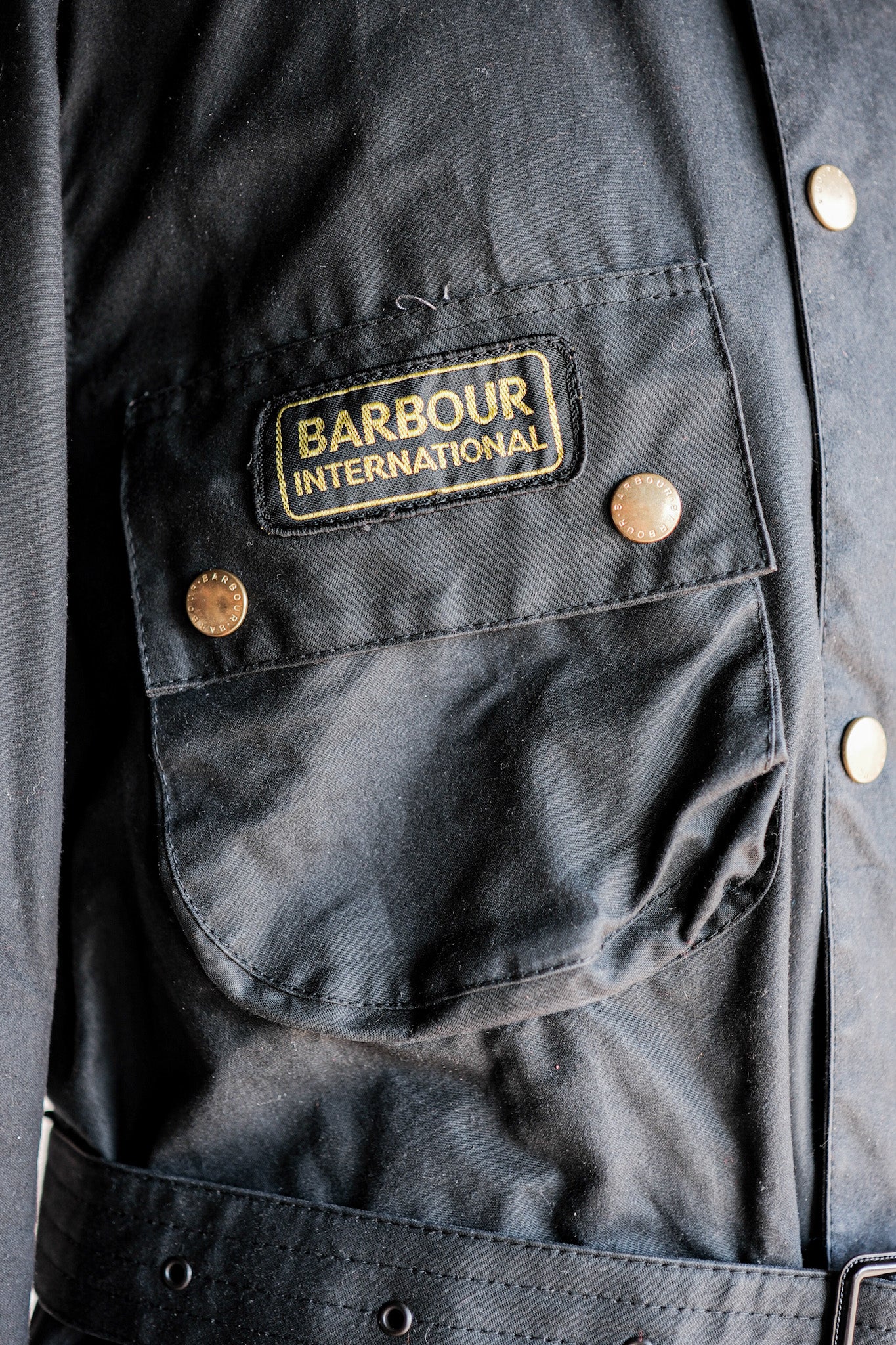 【~90's】Vintage Barbour "INTERNATIONAL SUIT" 3 Crest Size.44
