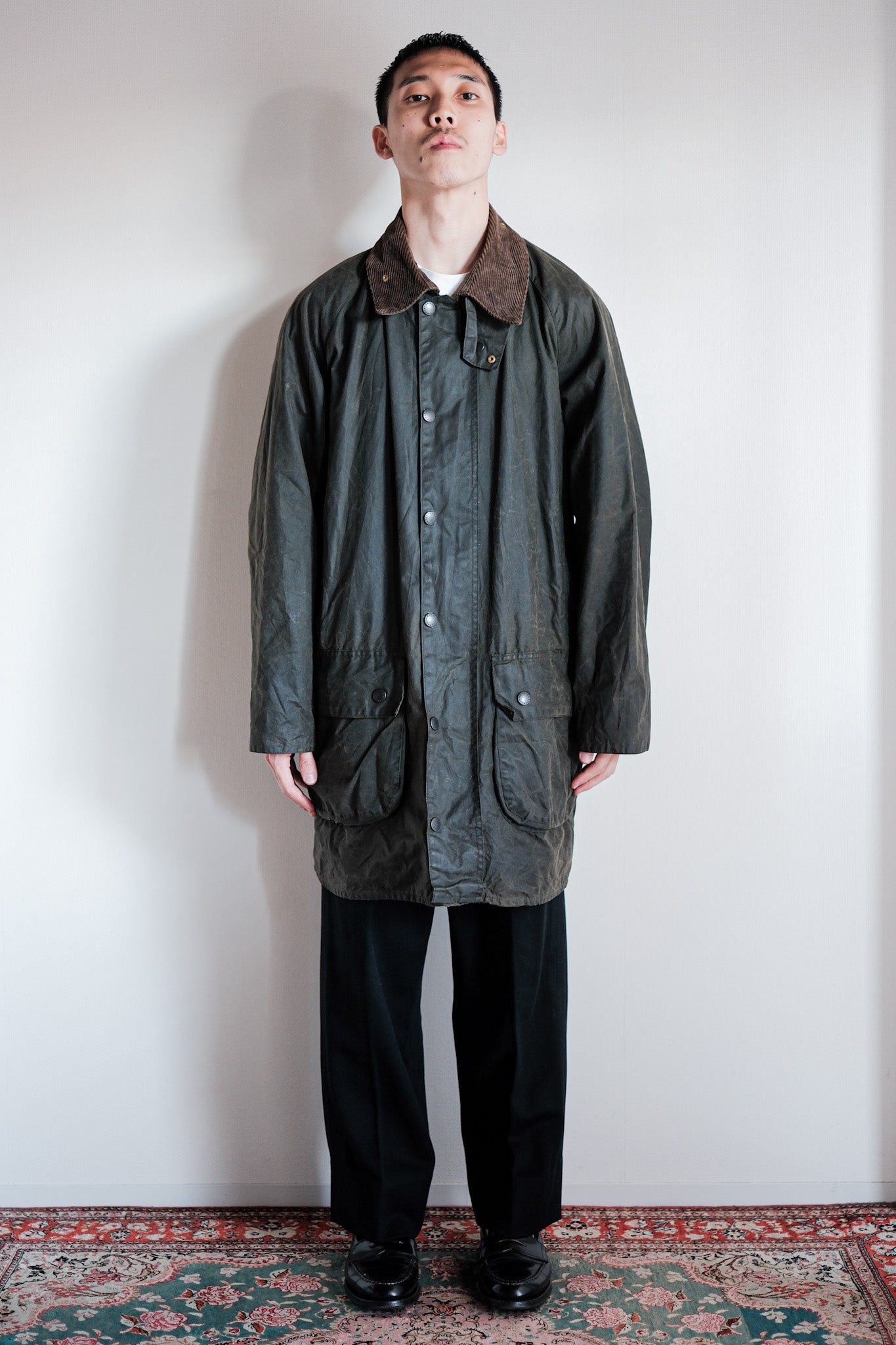 【~90’s】Vintage Barbour "GAMEFAIR" 3 Crest Size.42