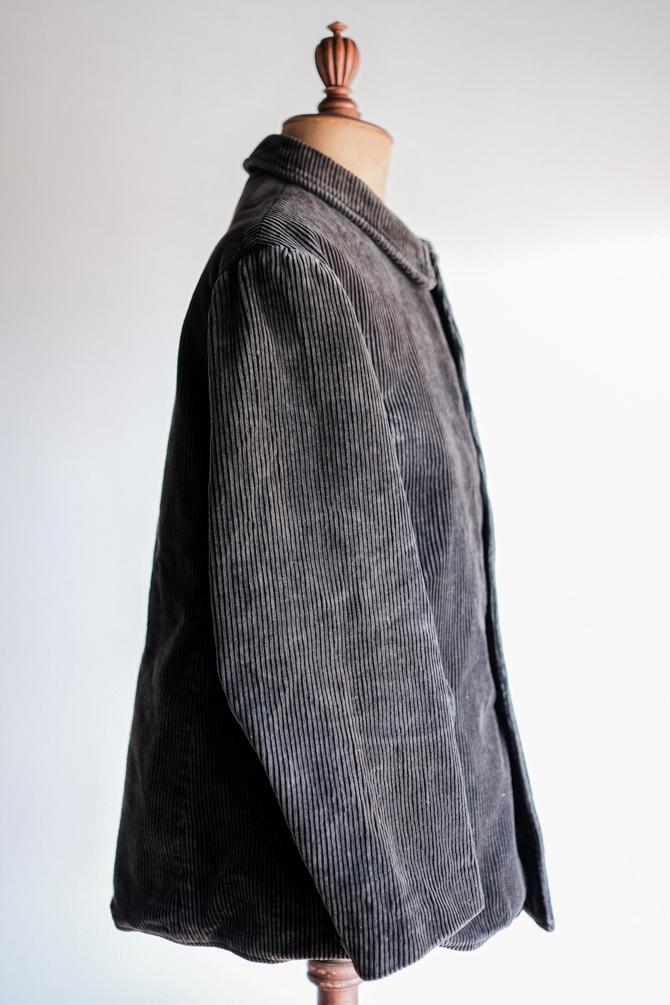 【~50's】French Vintage Dark Brown Corduroy Work Jacket