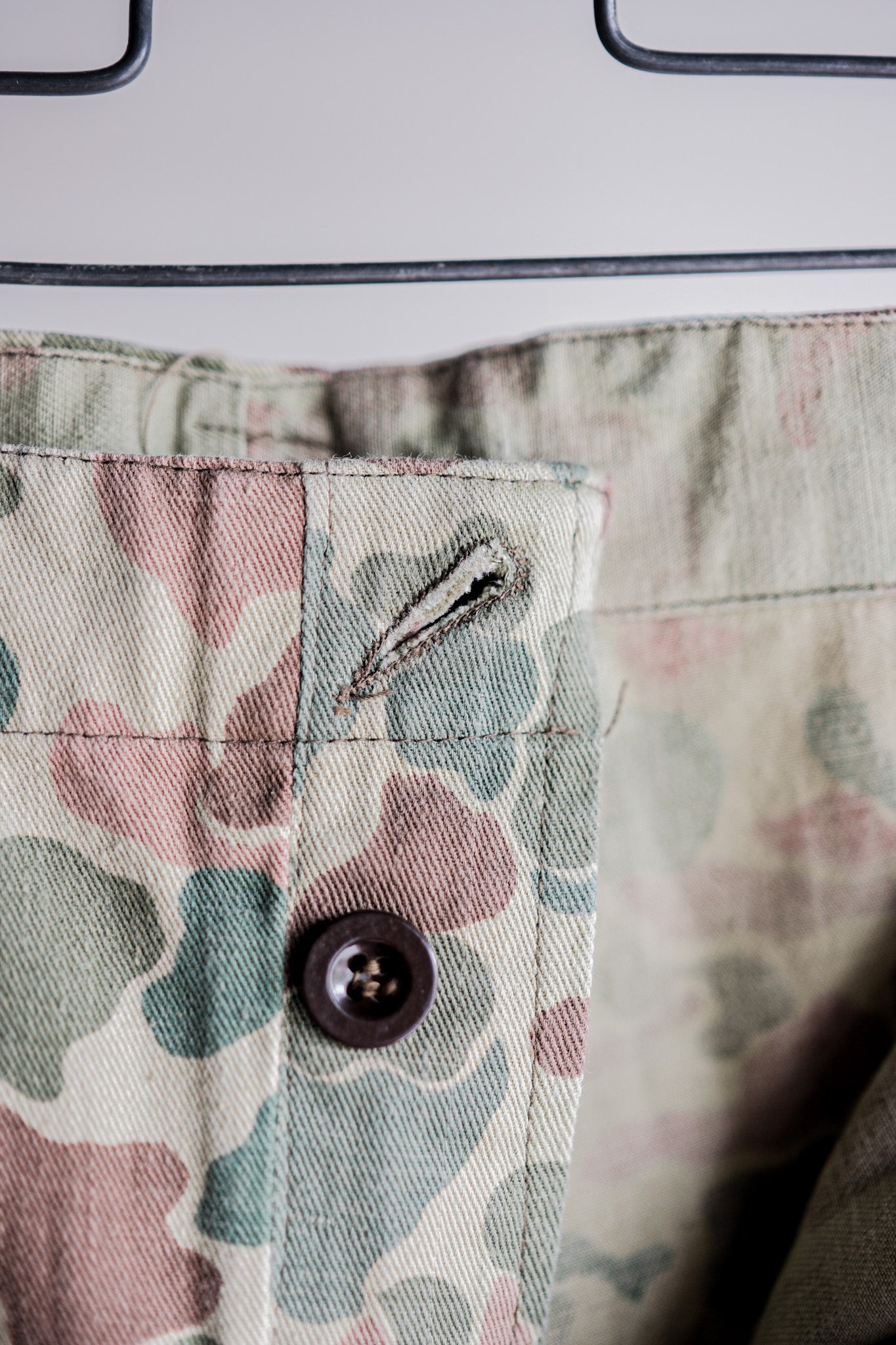 【~50's】Dutch Army Frogskin Camouflage Field Trousers Size.46