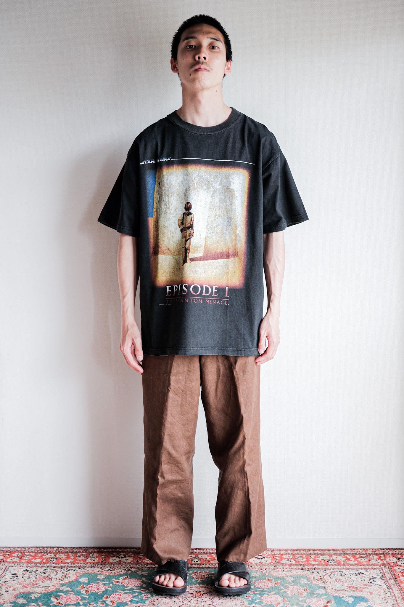 【~90's】Vintage Bootleg Movie Print T-shirt "Star Wars Episode I"