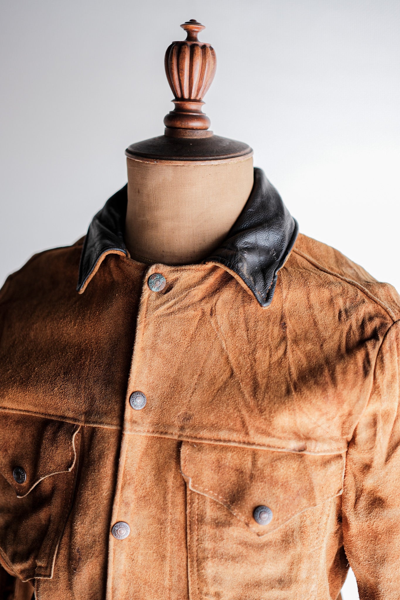 【~50’s】Vintage Levi’s Suede Leather Jacket "Short Horn"