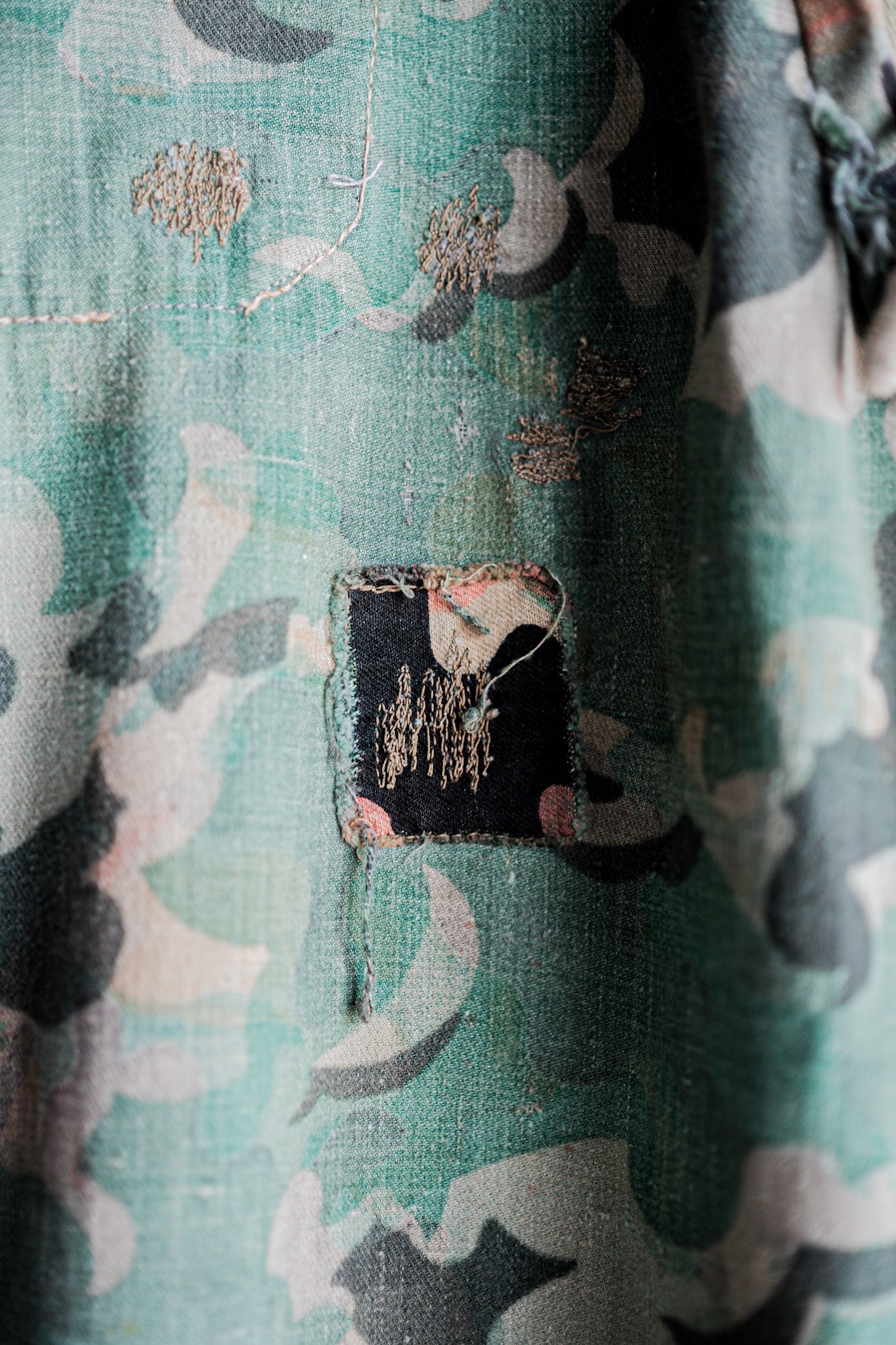 【~50's】Czechoslovakian Army Dubaky Camouflage Reversible Trousers