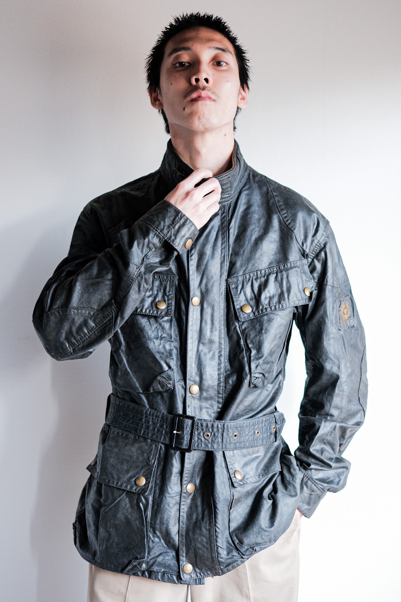 【~60's】Vintage Belstaff Waxed Jacket Size.38 "TRIALMASTER"