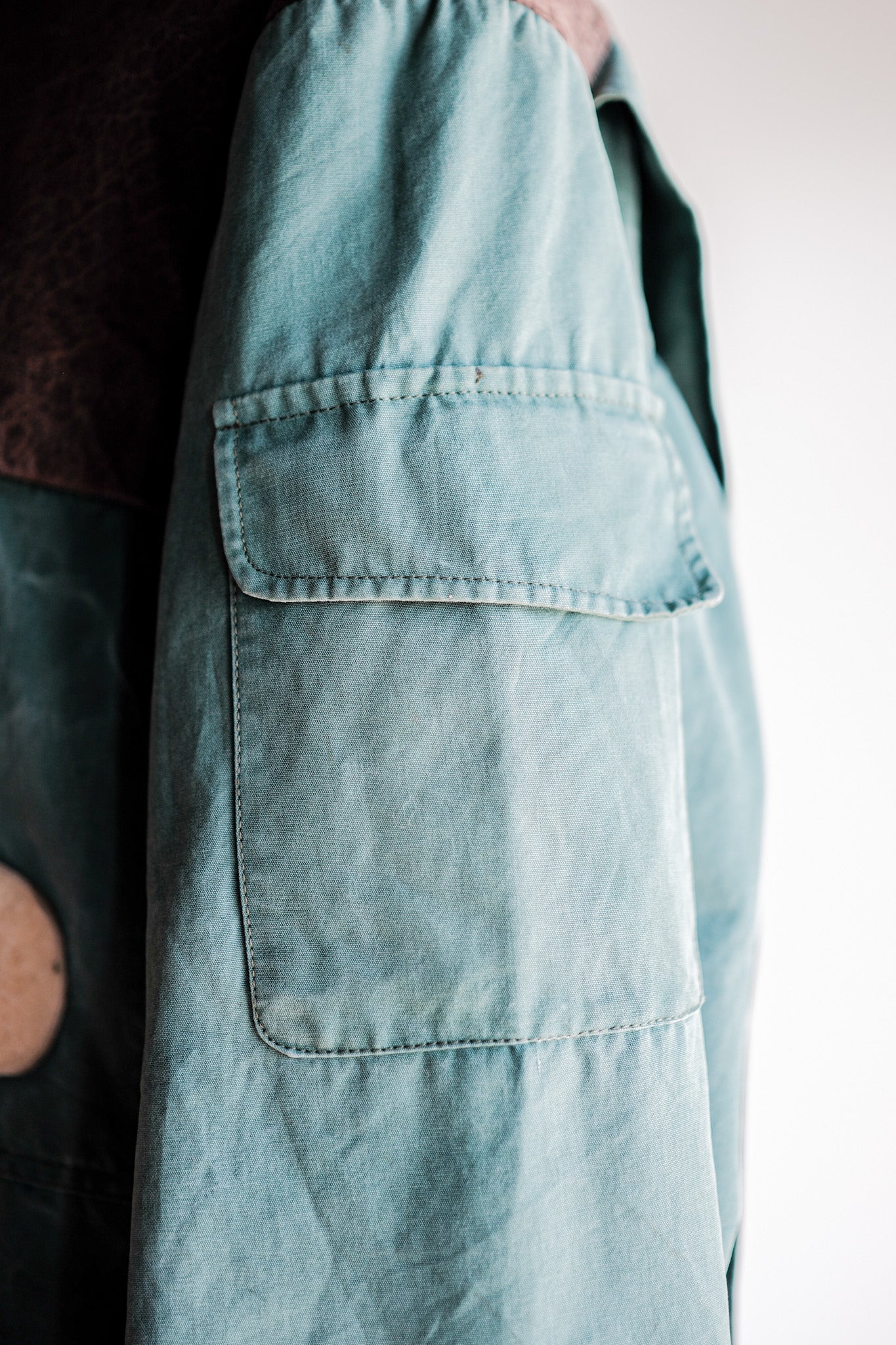 【~60's】French Vintage Hunting & Fishing Cotton Jacket Size.52 "L'ESQUIMAU"