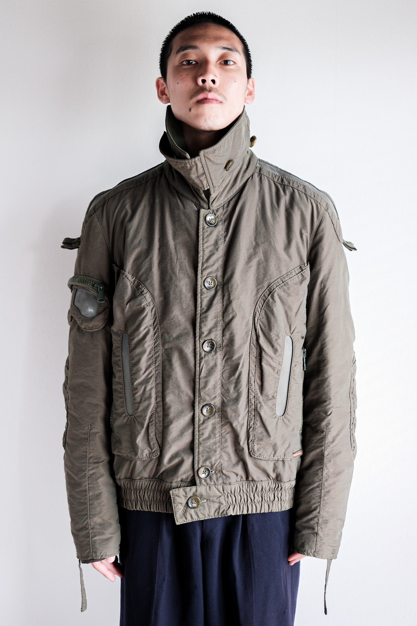 【~00's】Old DOLCE & GABBANA Flight Type Jacket Size.L