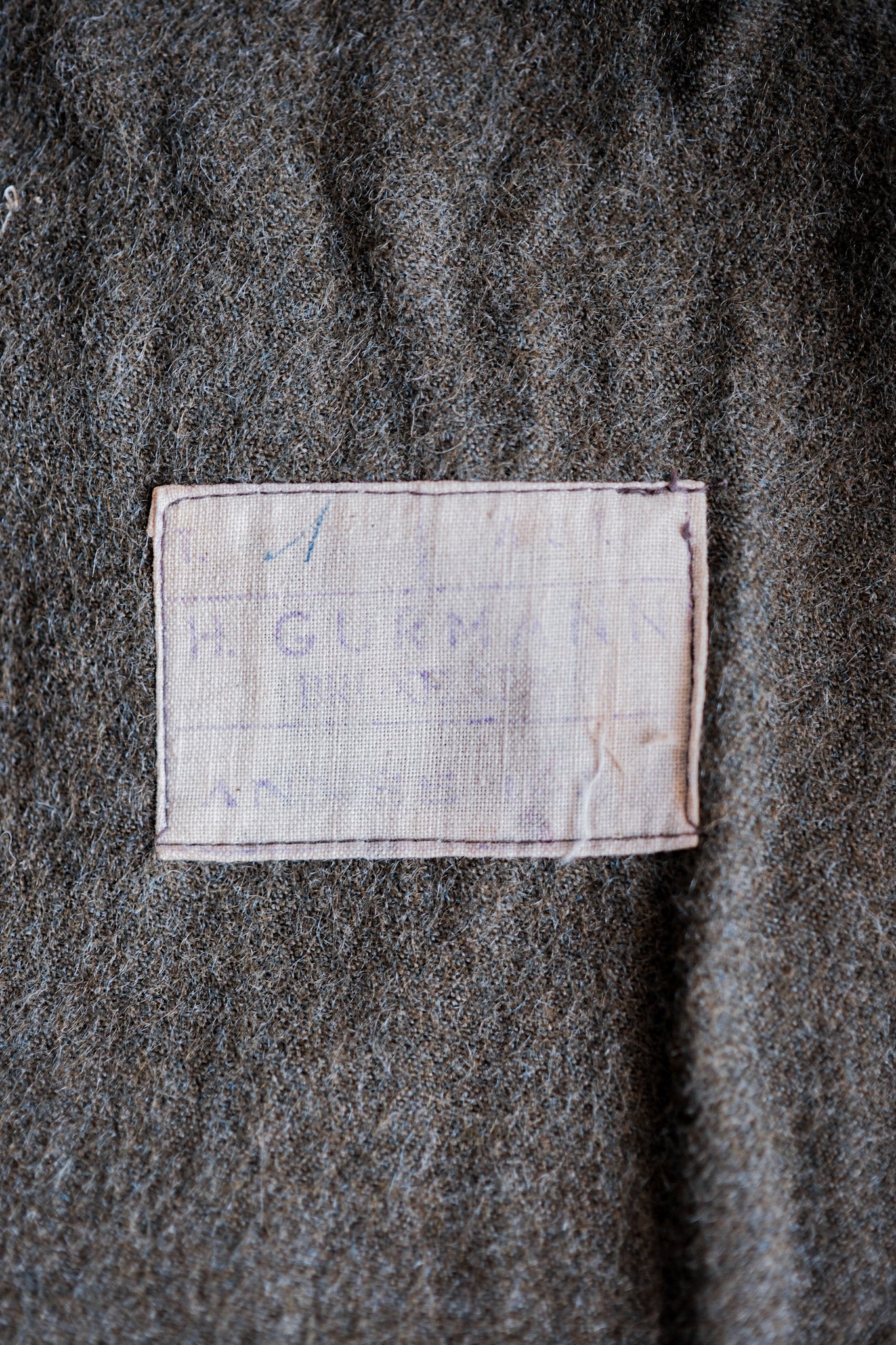 【~50's】Belgium Army Jerkin Leather Vest