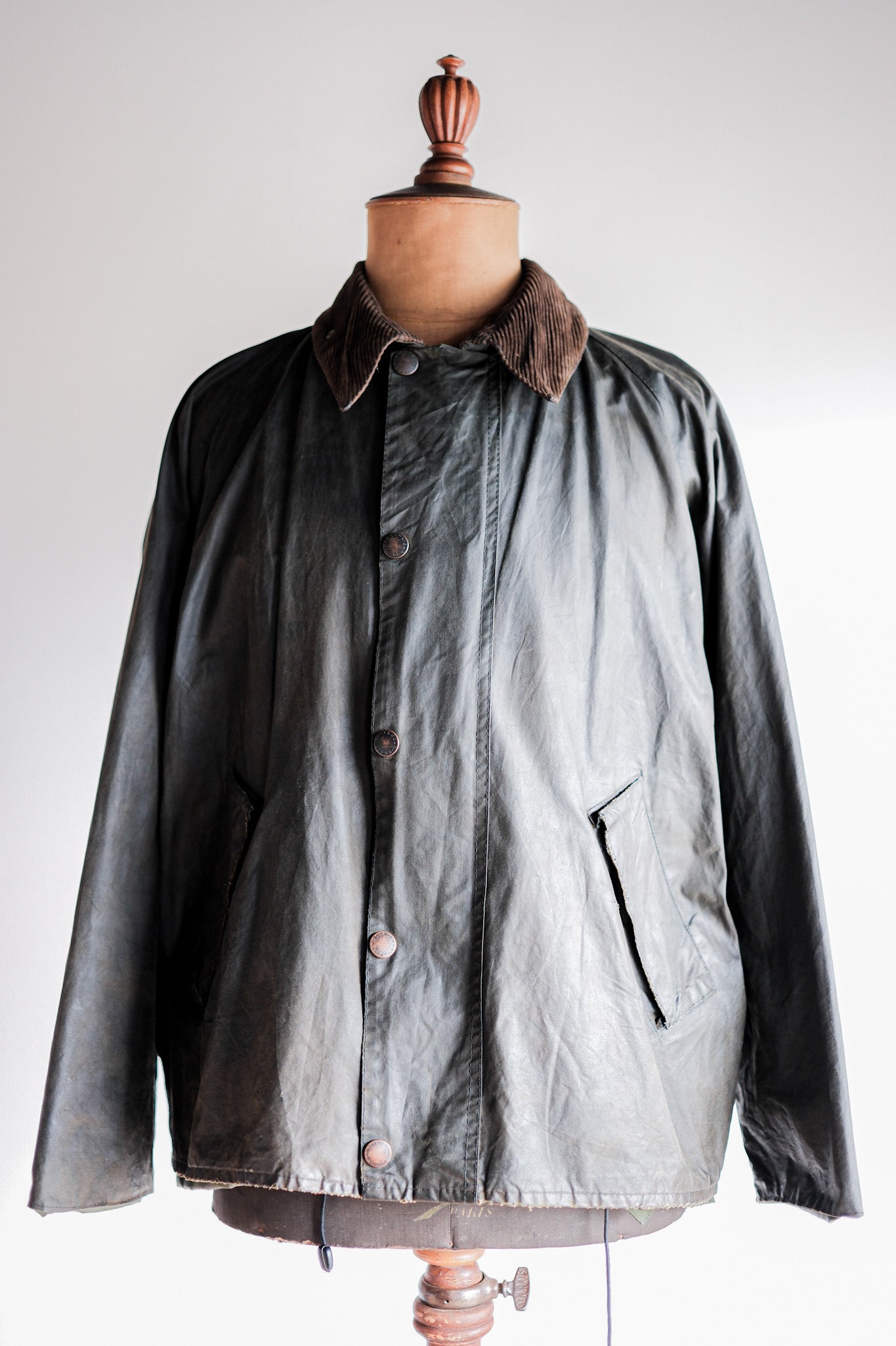 【~00's】Vintage Barbour "BEAULIEU JACKET" 3 Crest Size.42