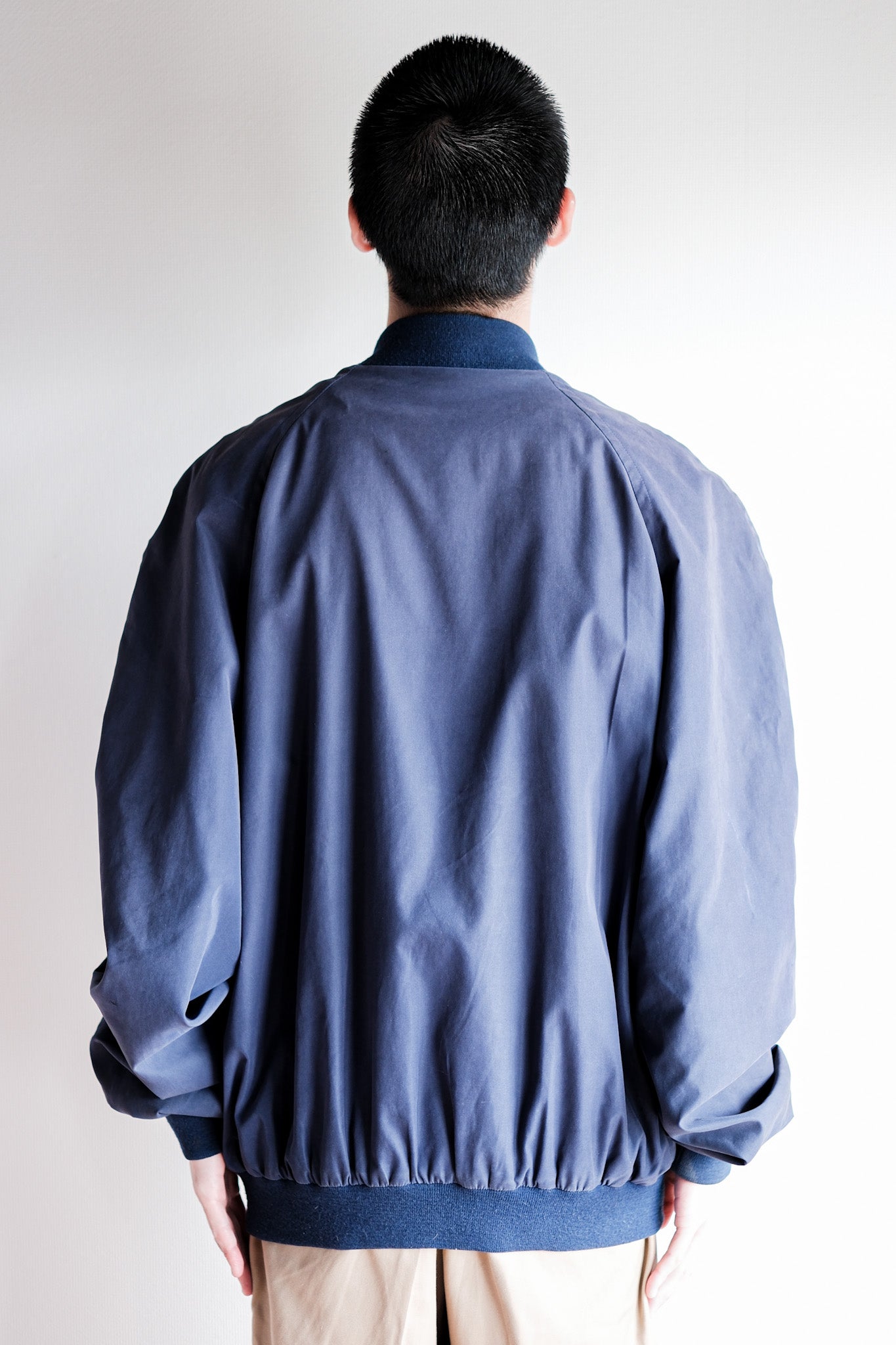 【~80's】Old Hermès Paris Zip Up Blouson Size.54