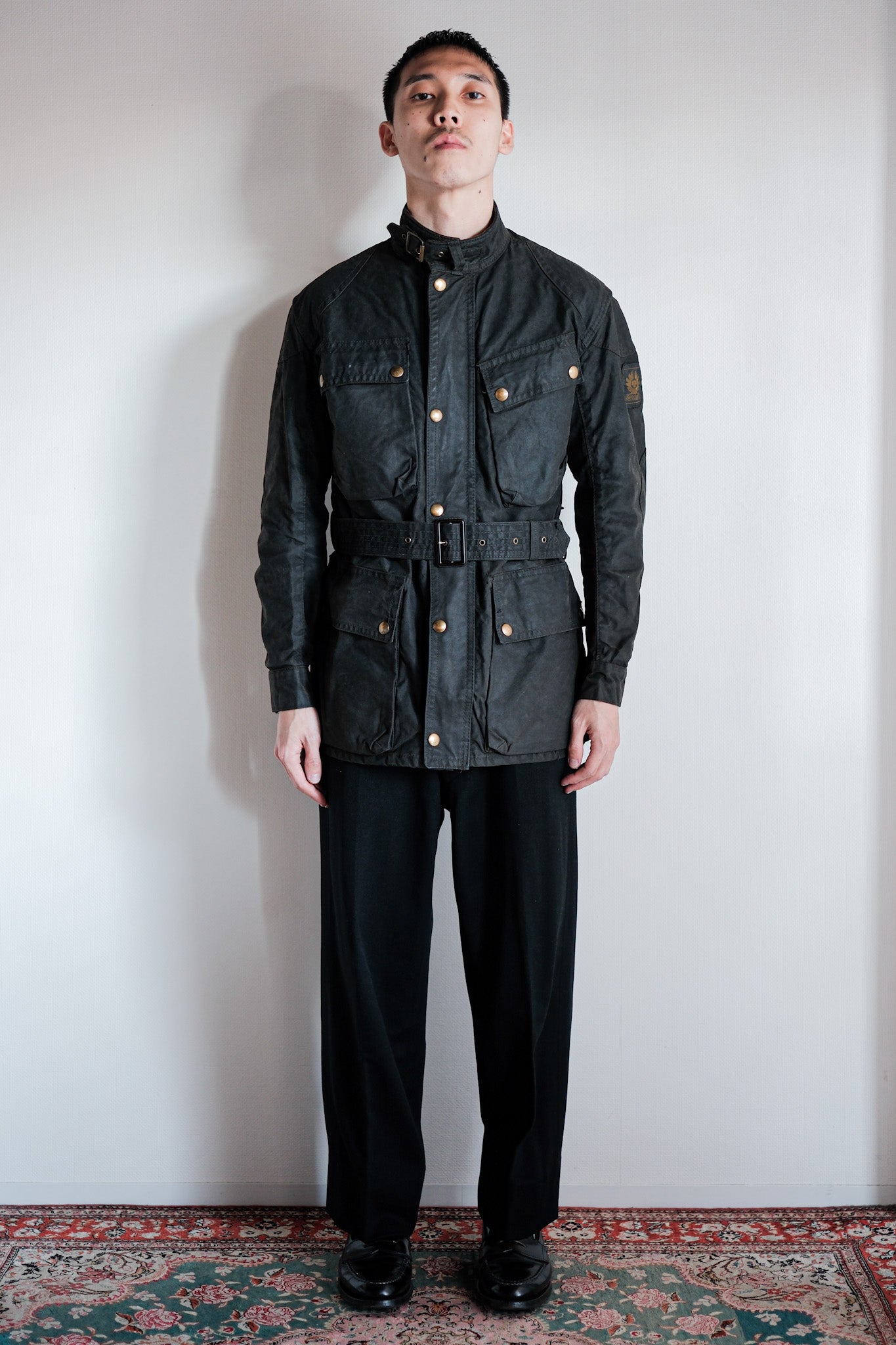 【~60's】Vintage Belstaff Waxed Jacket Size.34 "TRIALMASTER"