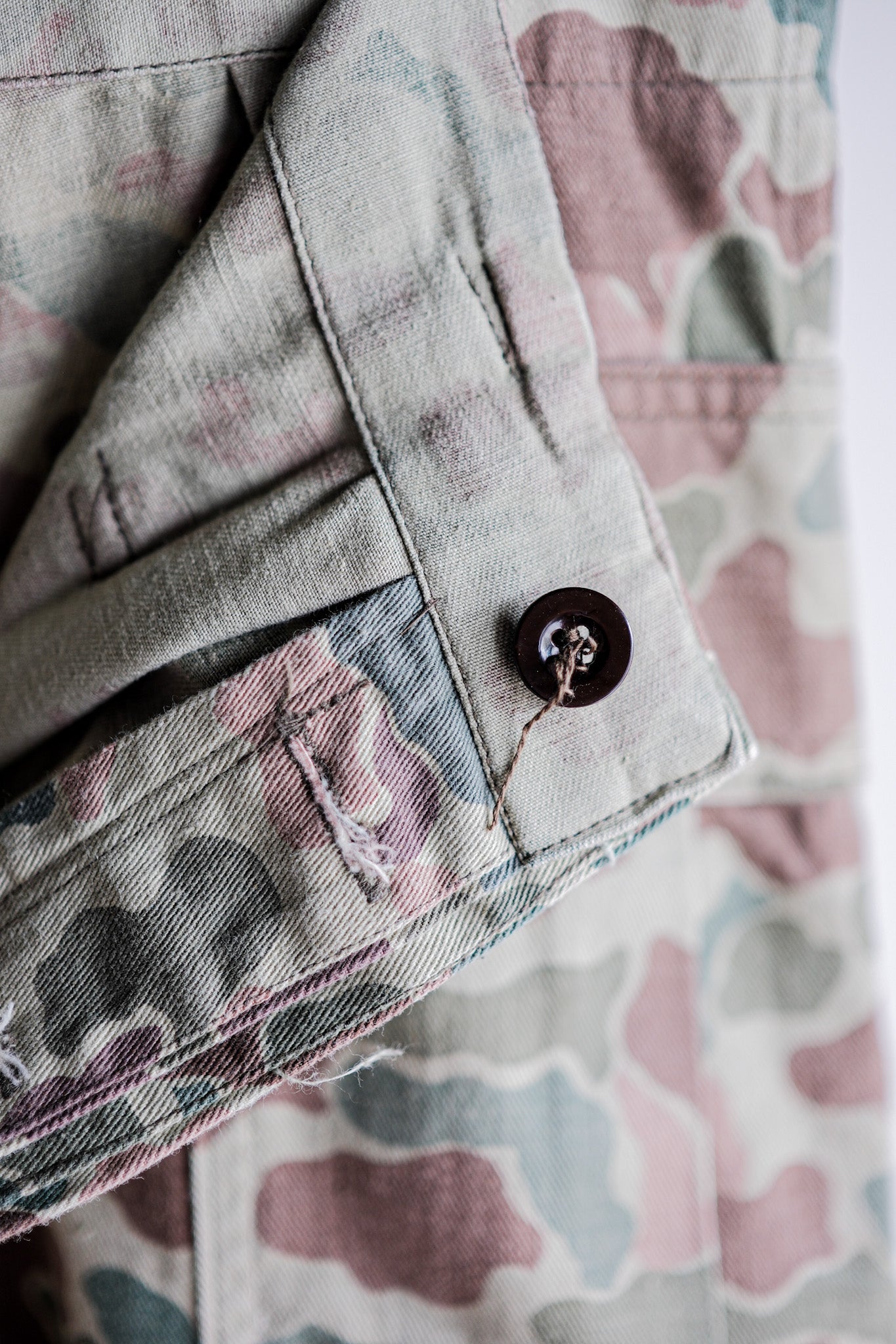 【~50's】Dutch Army Frogskin Camouflage Field Trousers Size.46