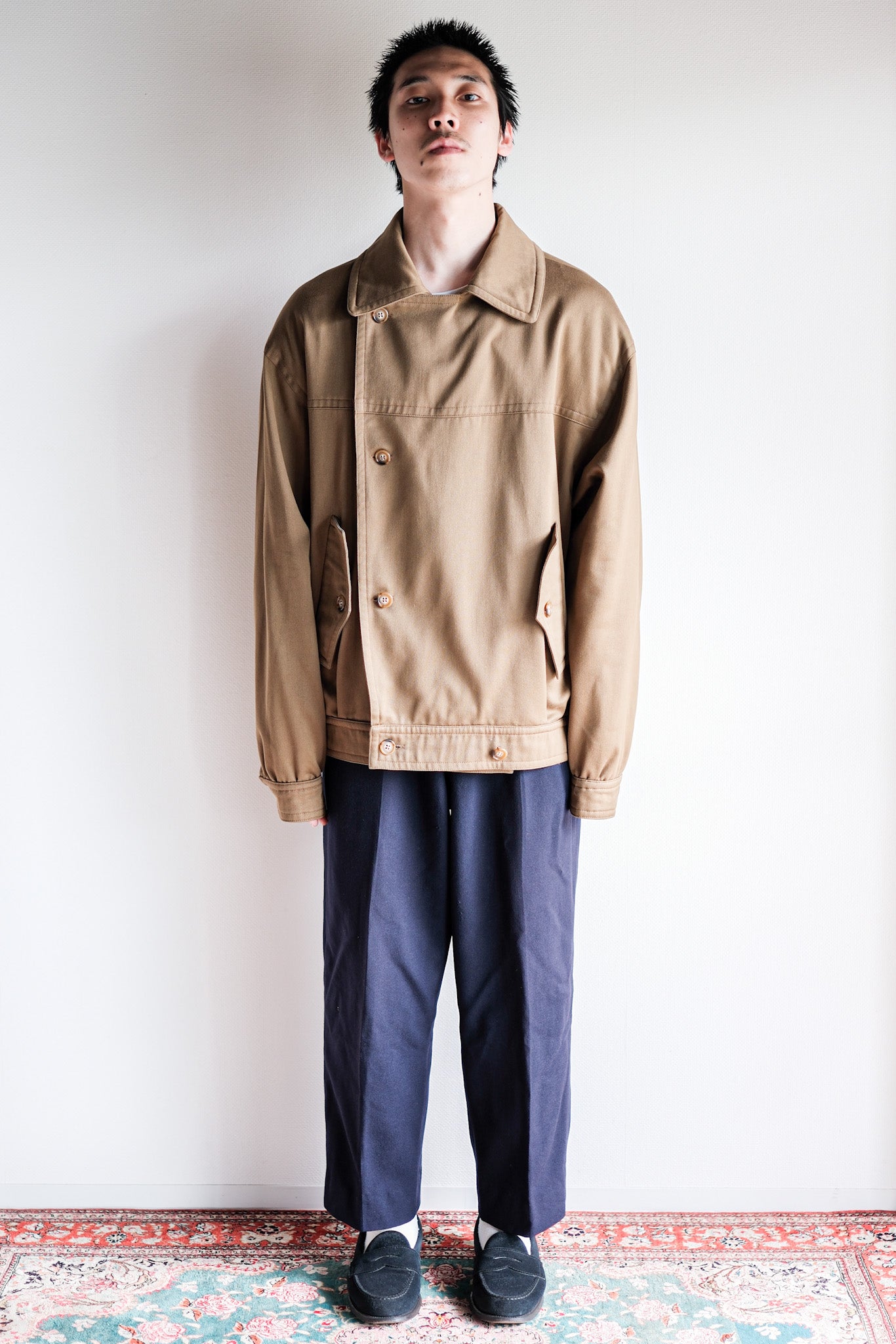 【~80’s】Old LOEWE Cotton Blouson Size.52