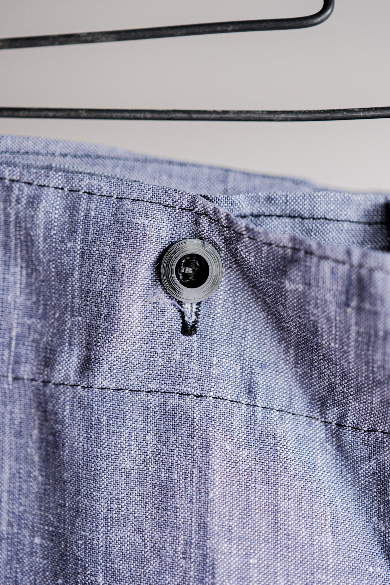 【~50's】French Navy Ramie Linen Sailor Pants Size.C-4 "Dead Stock"