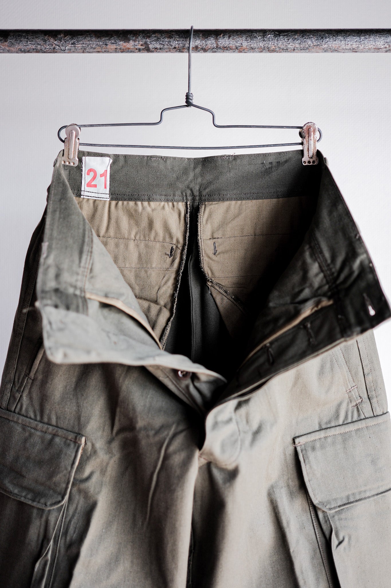 【~60's】French Army M47 Field Trousers Size.21 "Dead Stock"