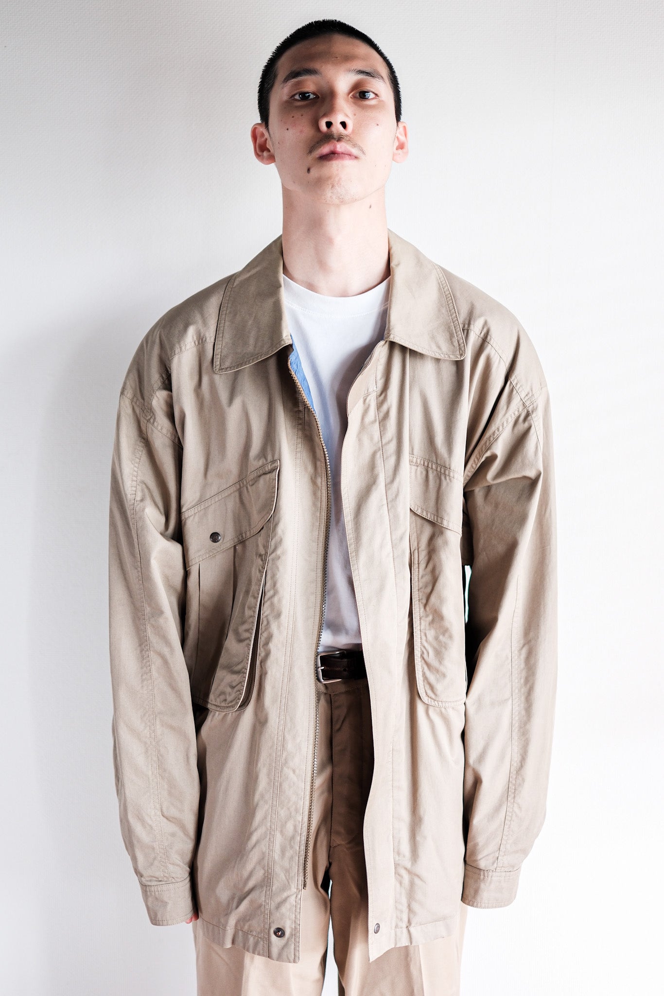 【~70’s】Old GUCCI Multi Pocket Cotton Jacket Size.52