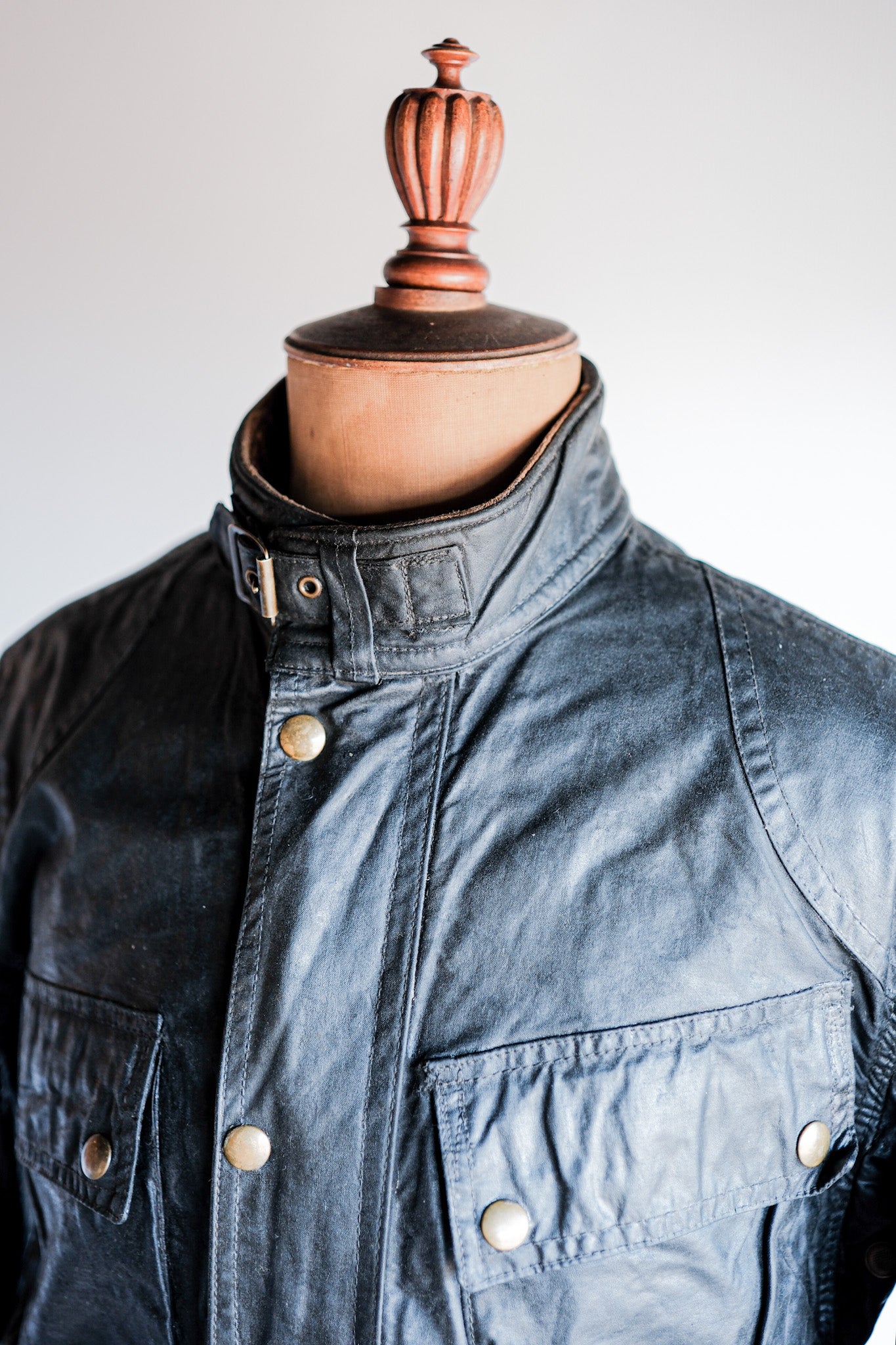 【~60's】Vintage Belstaff Waxed Jacket Size.38 "TRIALMASTER"