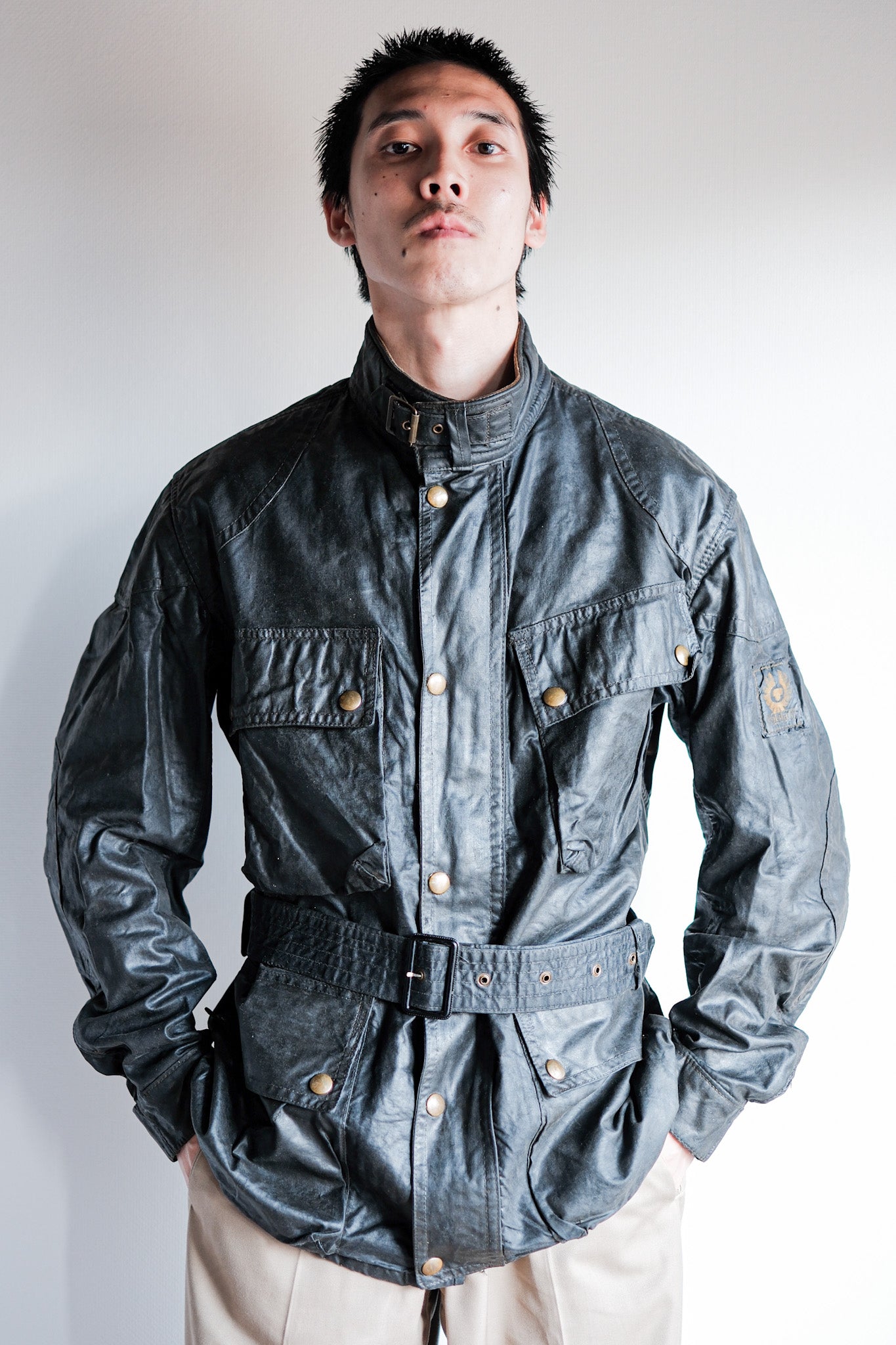 【~60's】Vintage Belstaff Waxed Jacket Size.38 "TRIALMASTER"