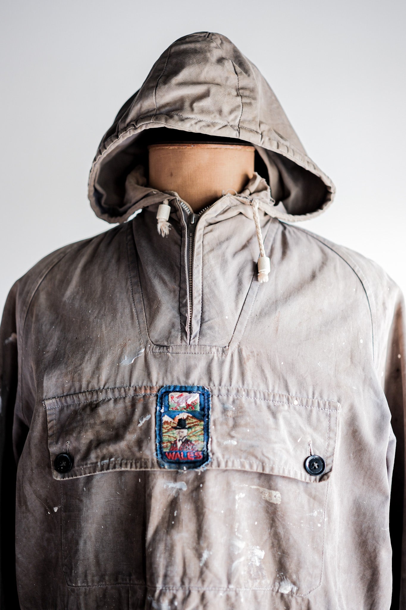 【~50's】Vintage Belstaff Cotton Smock "Dalesman" "Crazy Paint"