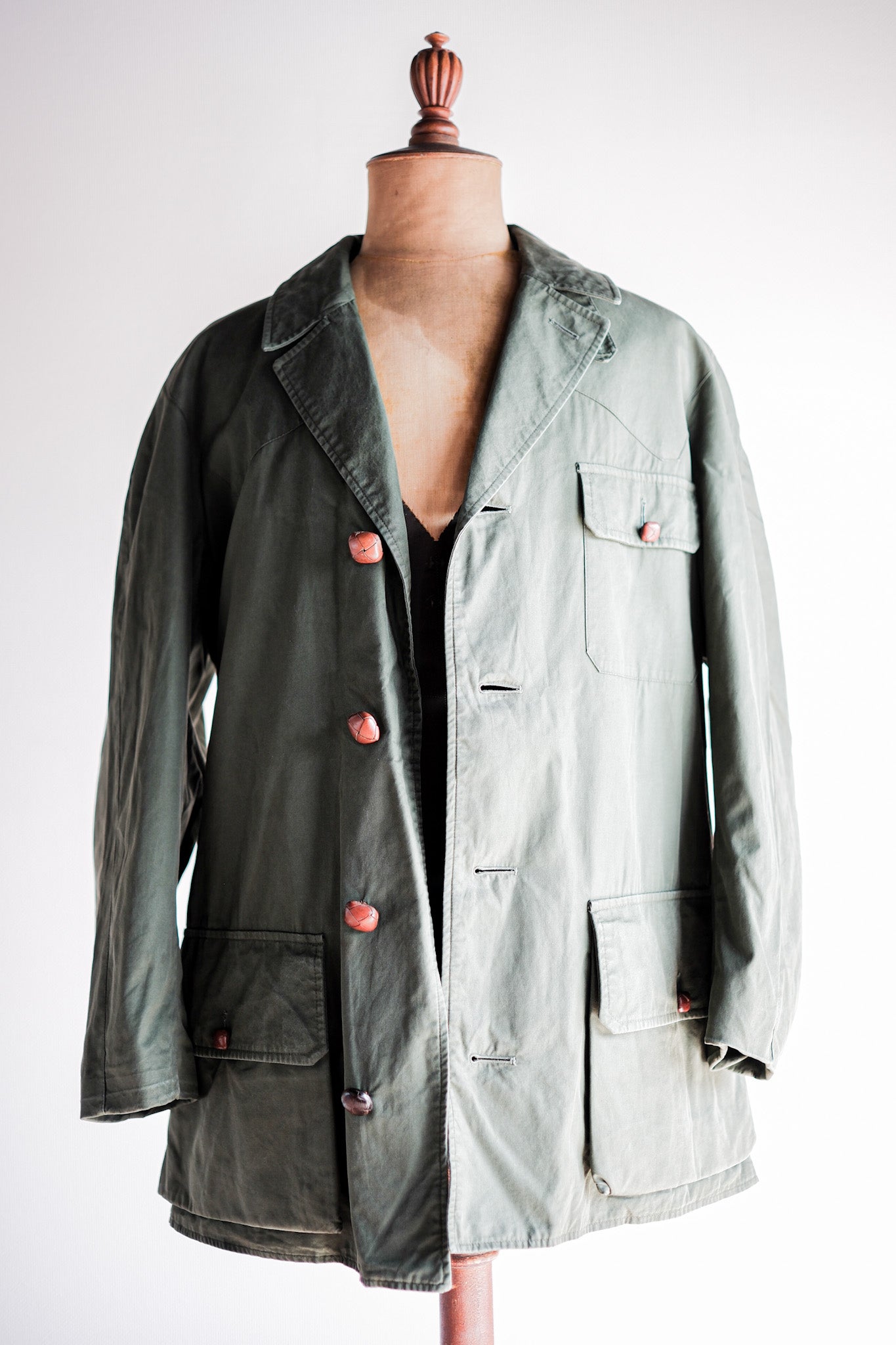 【~60’s】Vintage Grenfell Shooter Jacket Size.42 “Mountain Tag”