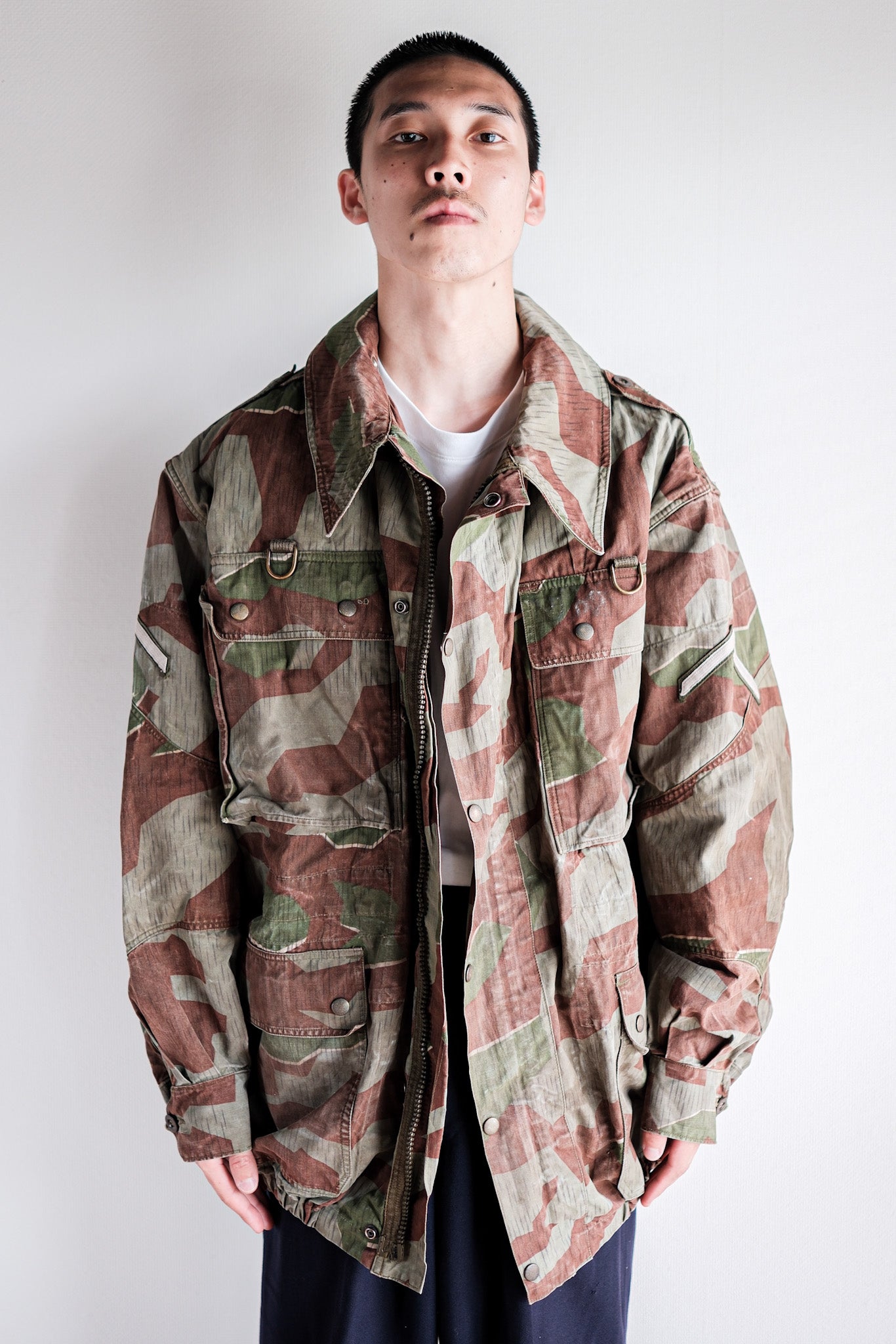 【~50's】German Army Splinter Camouflage Paratrooper Jacket