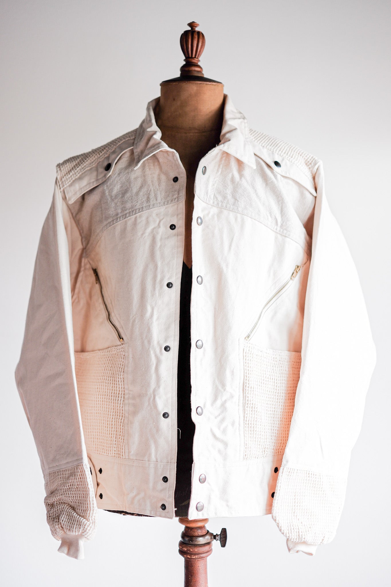【~70's】French Vintage Multi Pocket Cotton Jacket