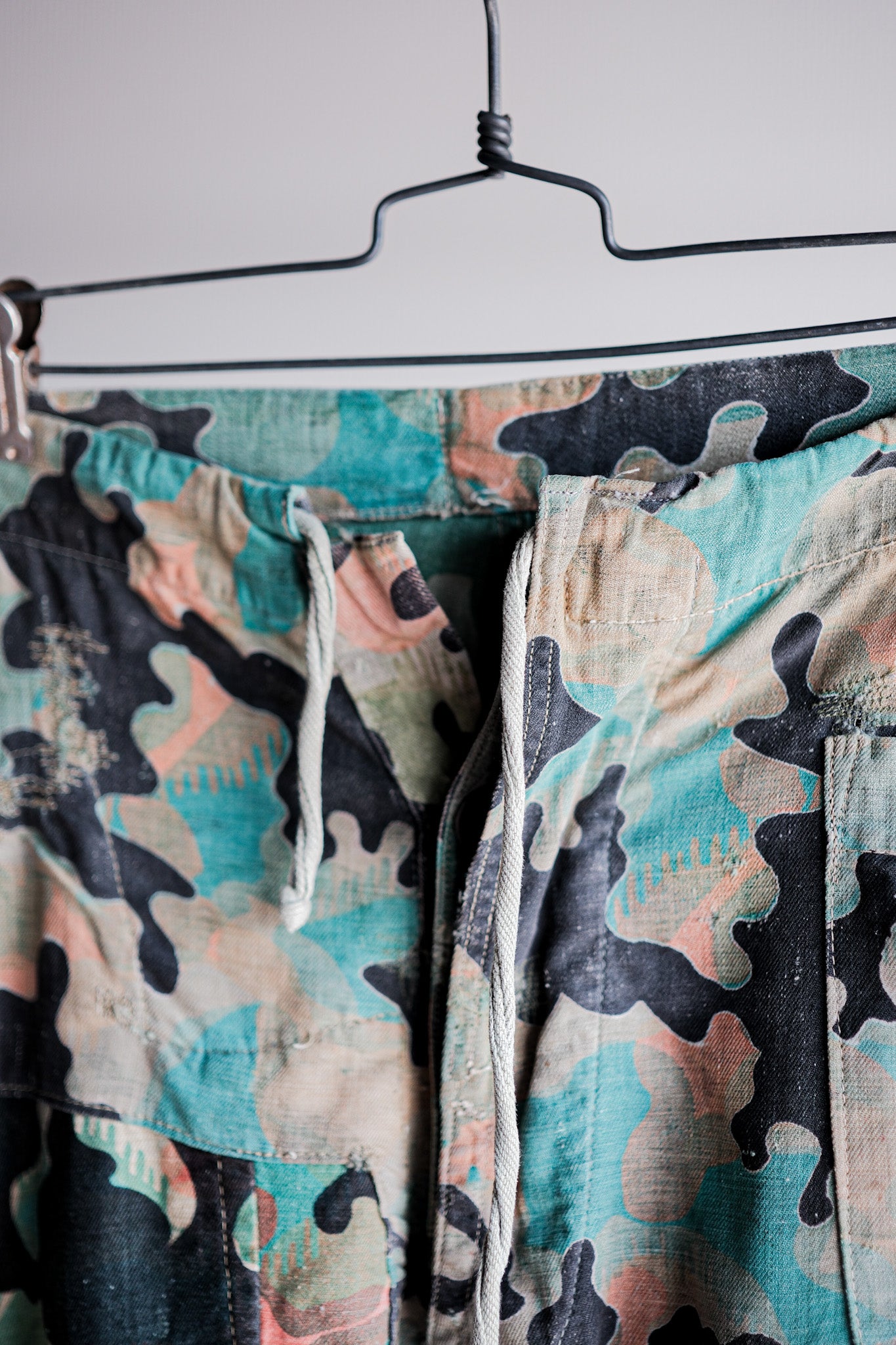 【~50's】Czechoslovakian Army Dubaky Camouflage Reversible Trousers