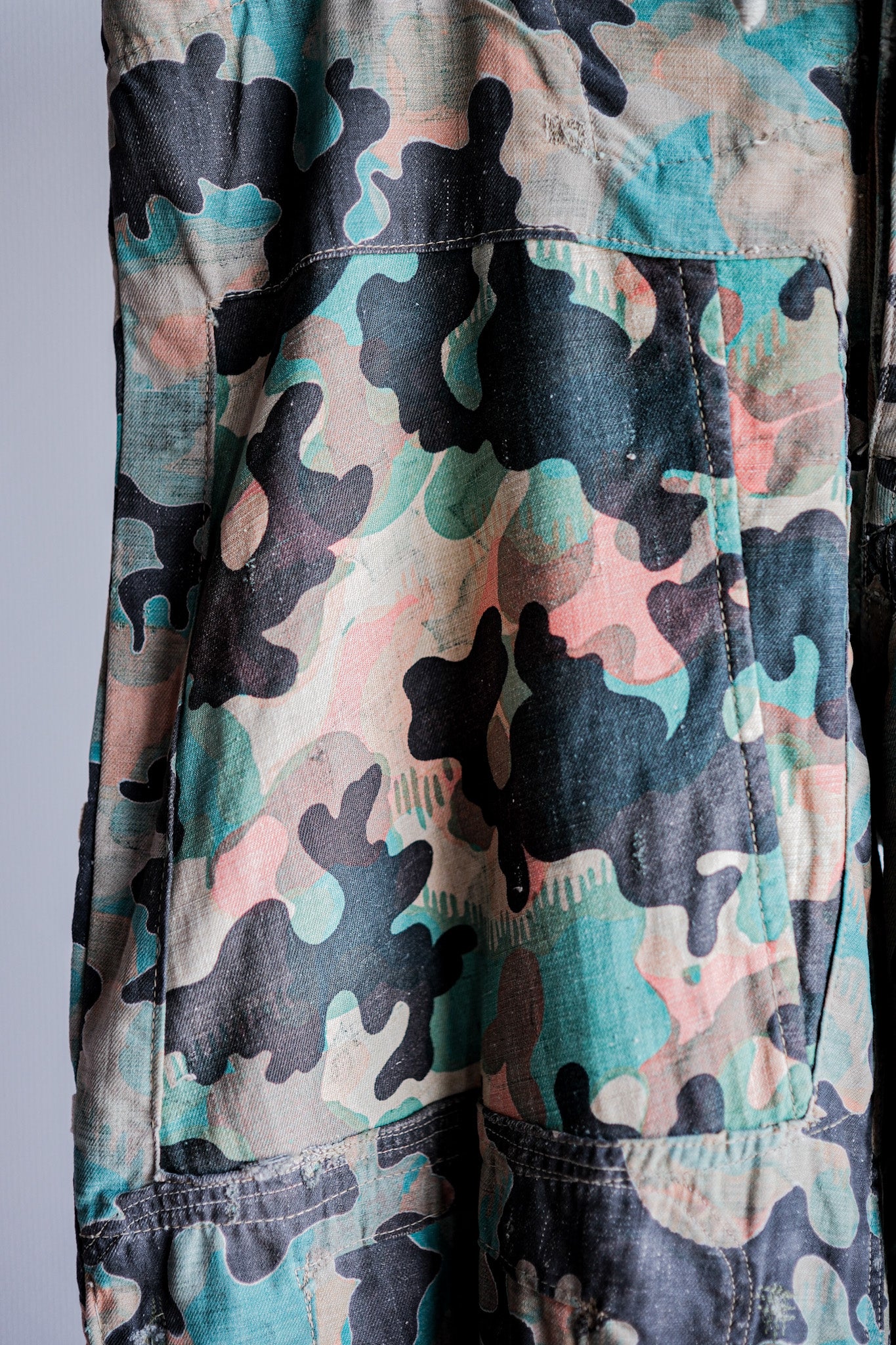 【~50's】Czechoslovakian Army Dubaky Camouflage Reversible Trousers
