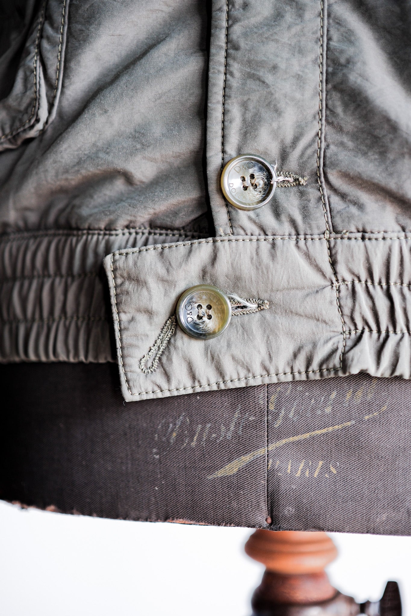 【~00's】Old DOLCE & GABBANA Flight Type Jacket Size.L