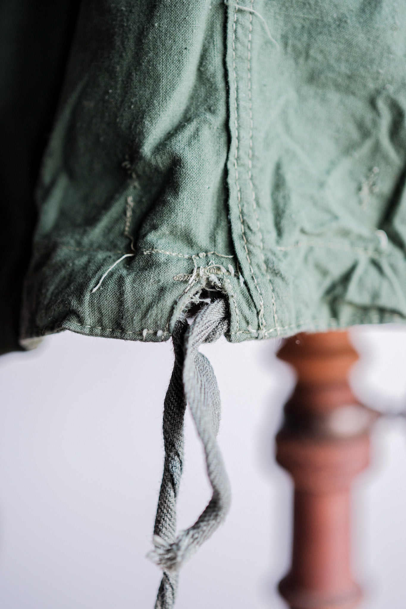 【~50's】Czechoslovakian Army Green Cotton Smock