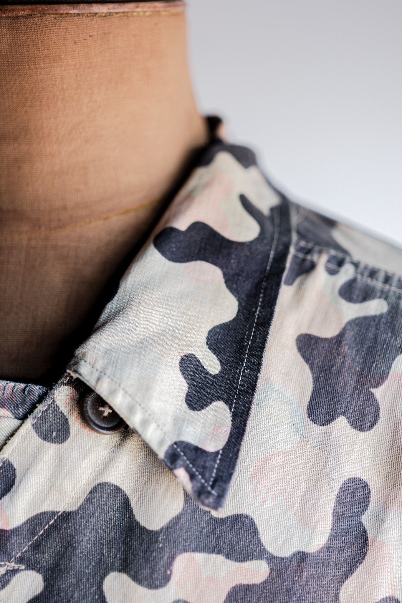【~50's】Czechoslovakian Army Dubaky Camouflage Reversible Smock