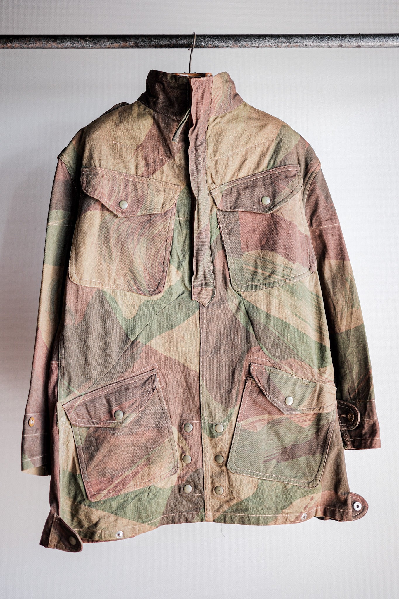 【~50's】British Army Airborne Troops Brushstroke Camouflage Denison Smock Size.3 "SAS"