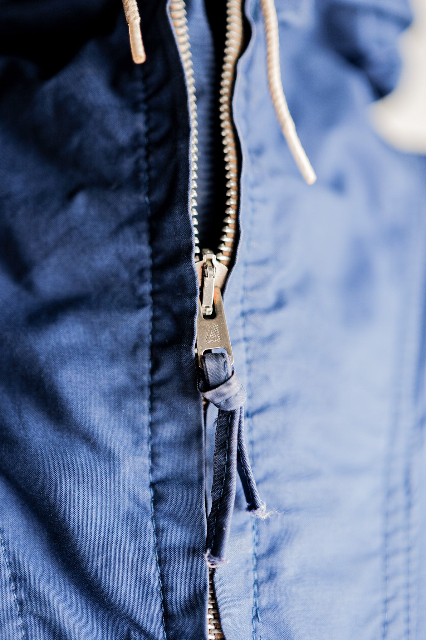 【~60's】British Vintage Blue Ventile Smock Size.LARGE "Blacks Of Greenock"