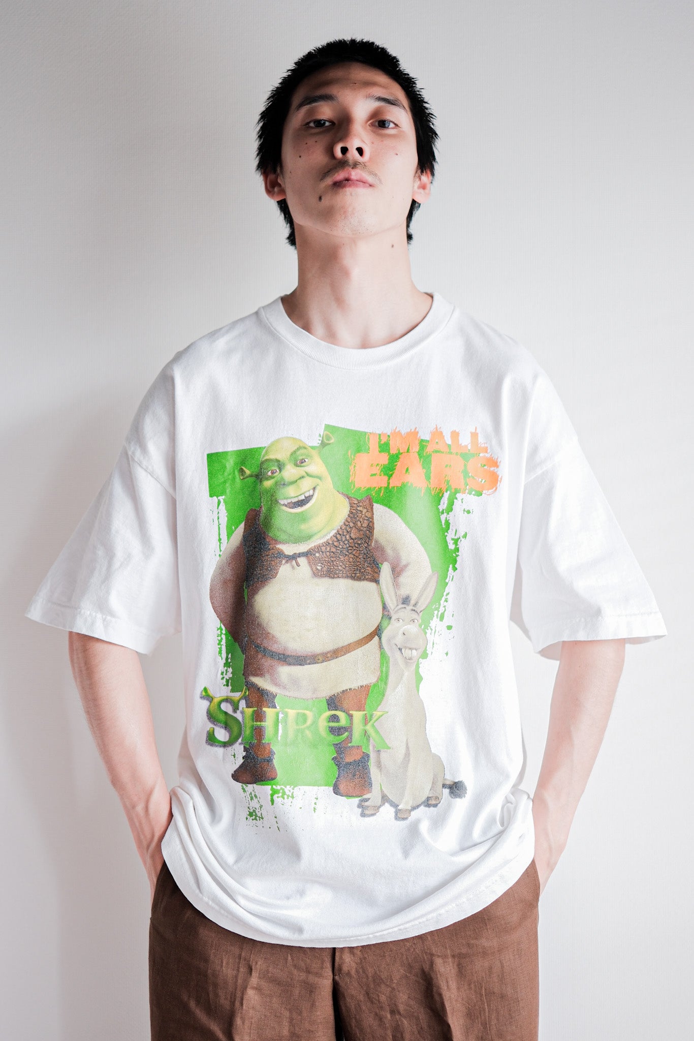 【~00's】Vintage Movie Print T-shirt Size.XL "Shrek 2"