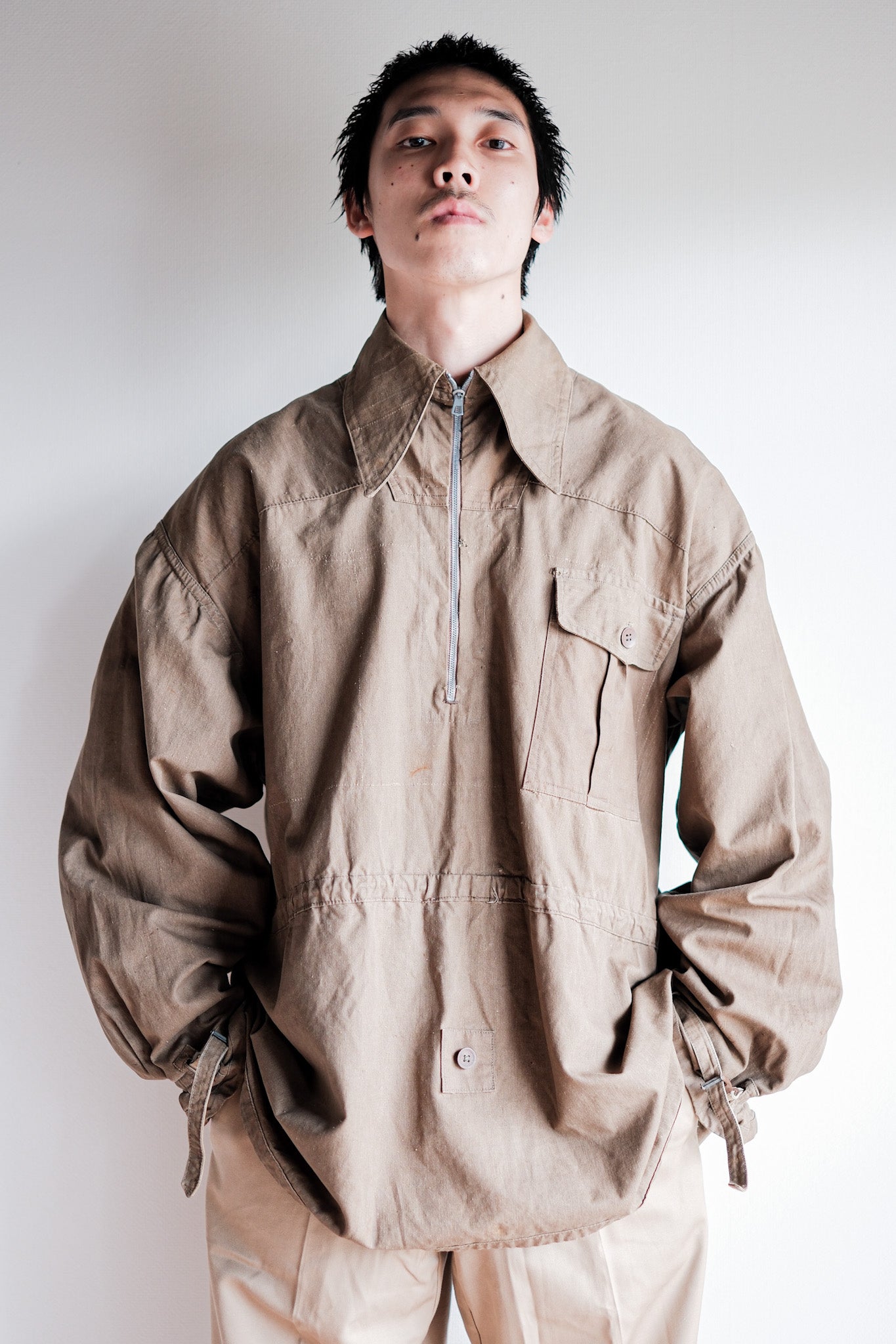 【~40's】German Army M42 Gebirgsjäger Reversible Windbluse "1st Type" "Original Modified"