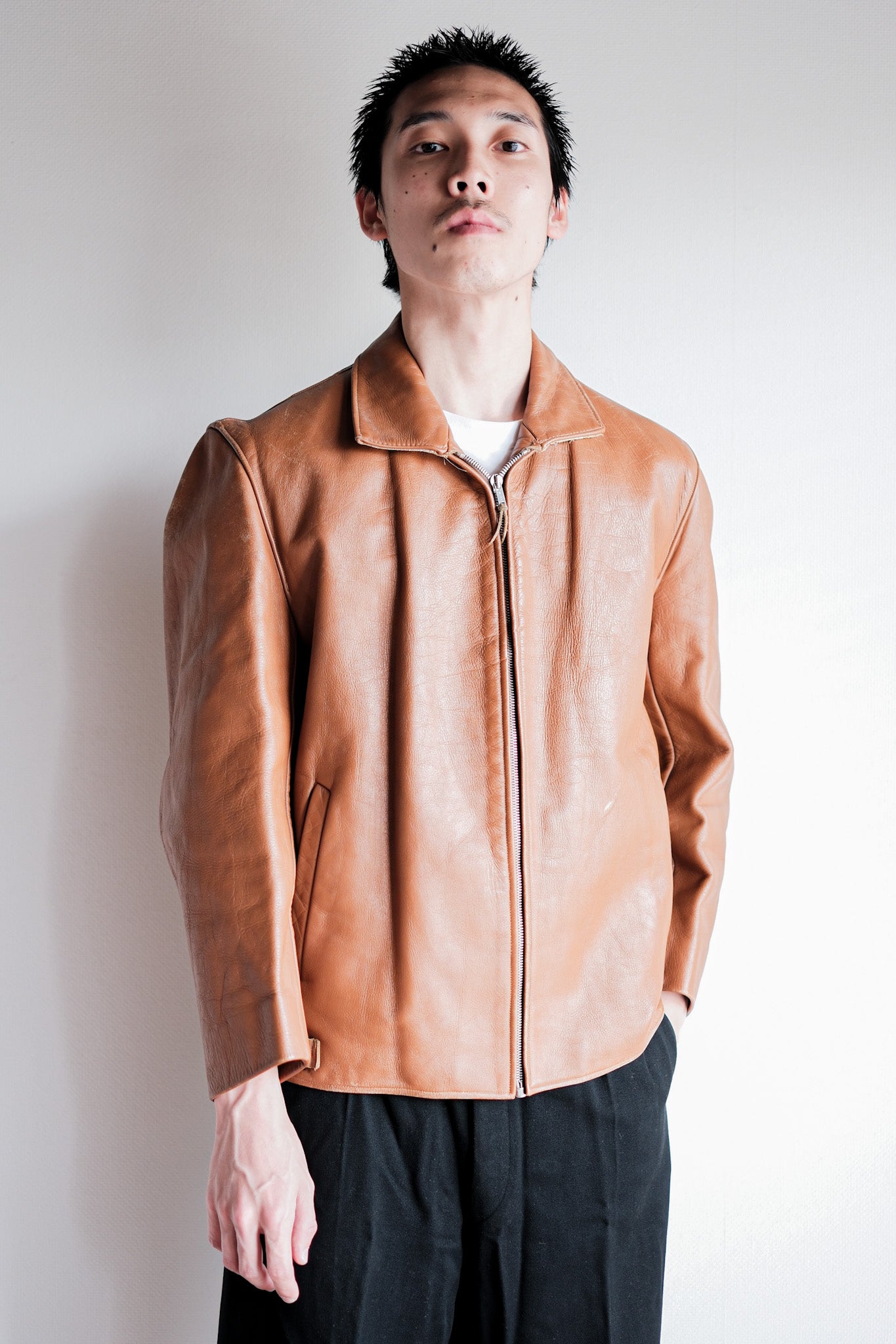 【~50’s】German Vintage Leather Jacket