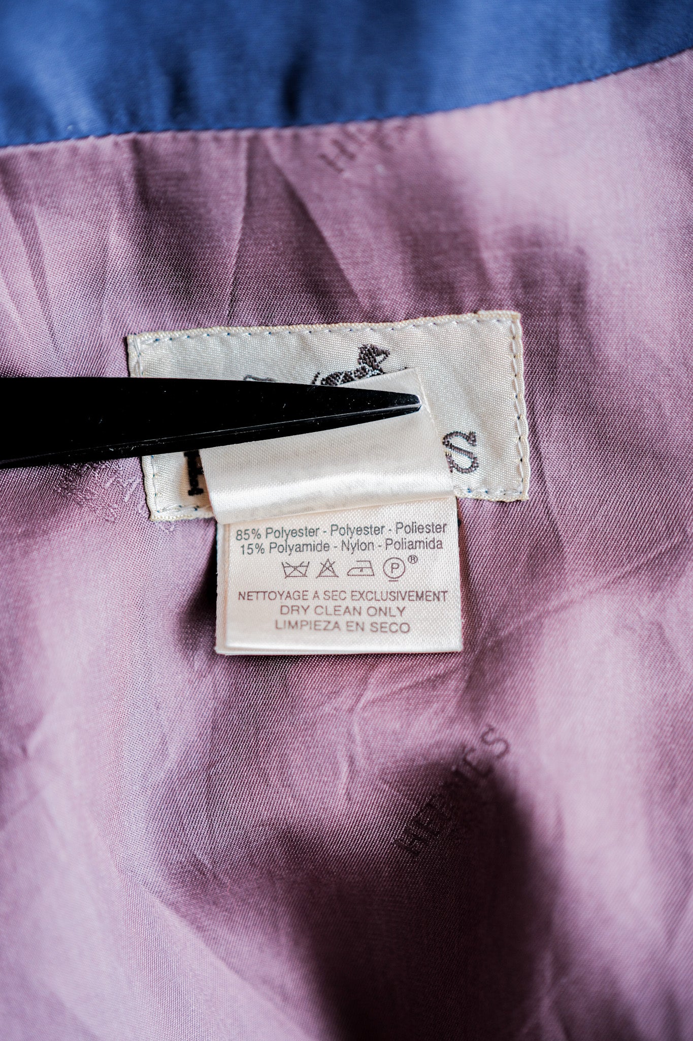 【~80's】Old Hermès Paris Zip Up Blouson Size.54