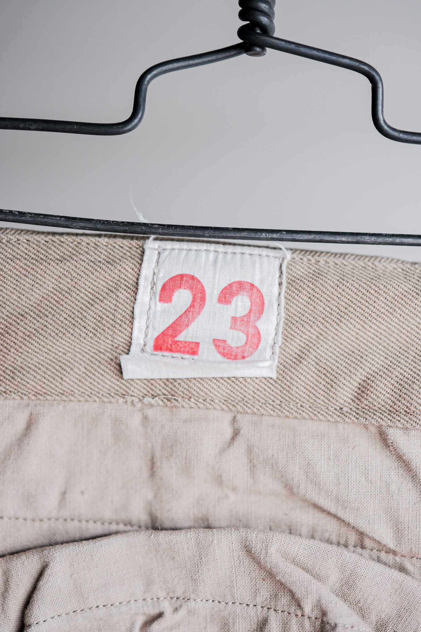 【~60's】French Army M52 Chino Trousers Size.23