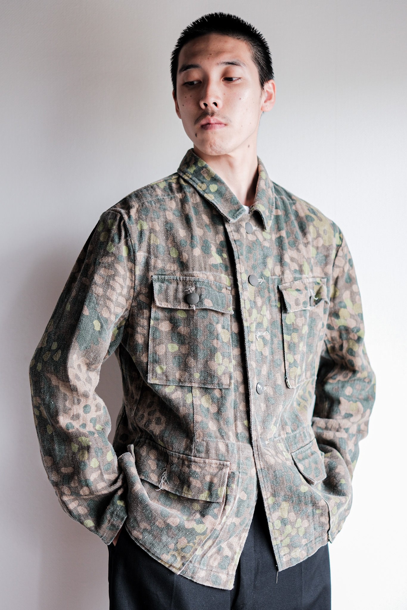 Allemand Waffen - SS type PEA dot camouflage m44hbt Field jacket "reproduction"