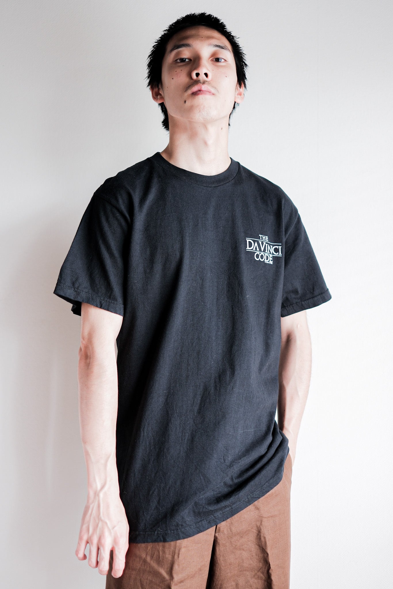 【~00's】Vintage Movie Print T-shirt Size.M "The Da Vinci Code"