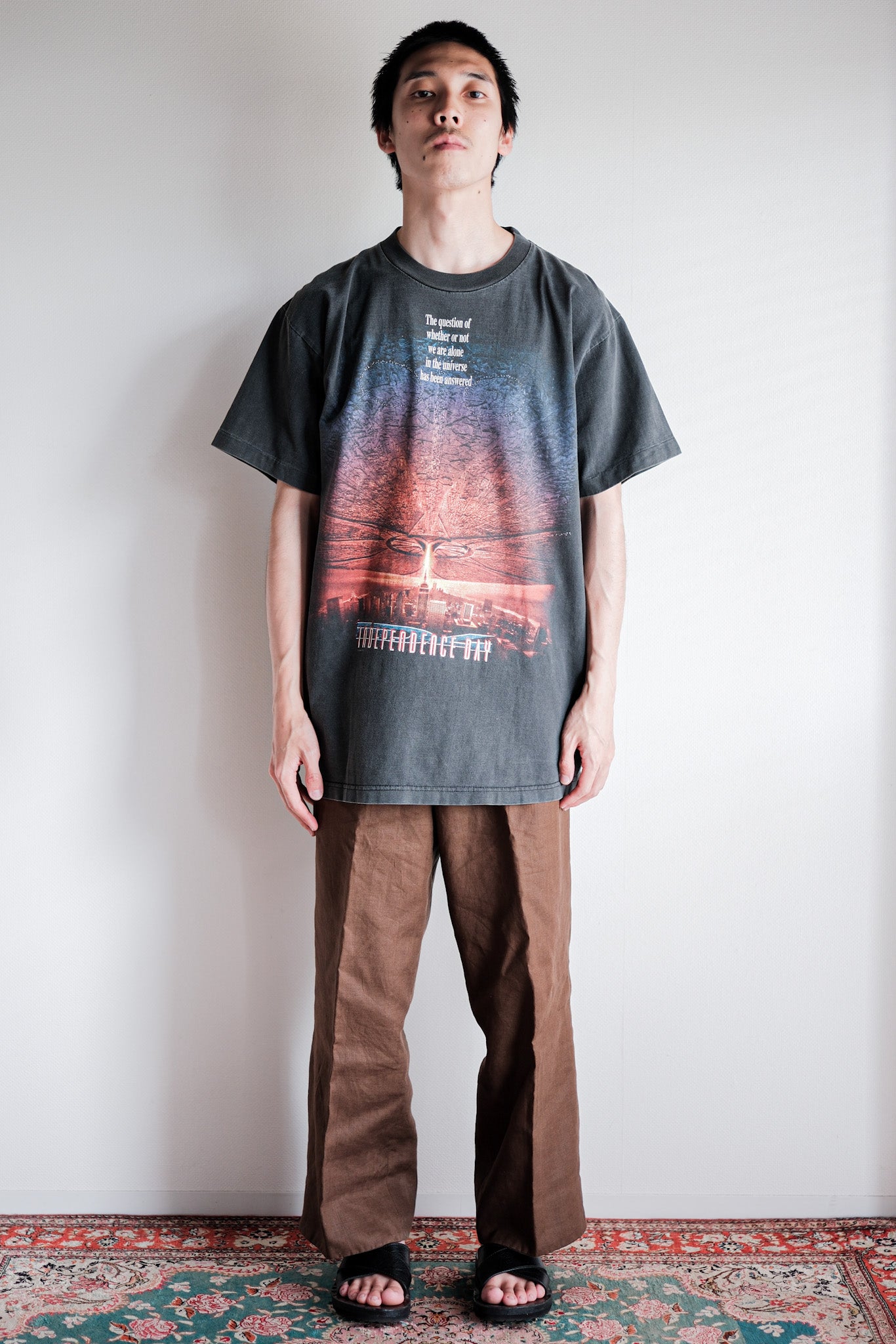 【~90's】Vintage Movie Print T-shirt Size.L "Independence Day"