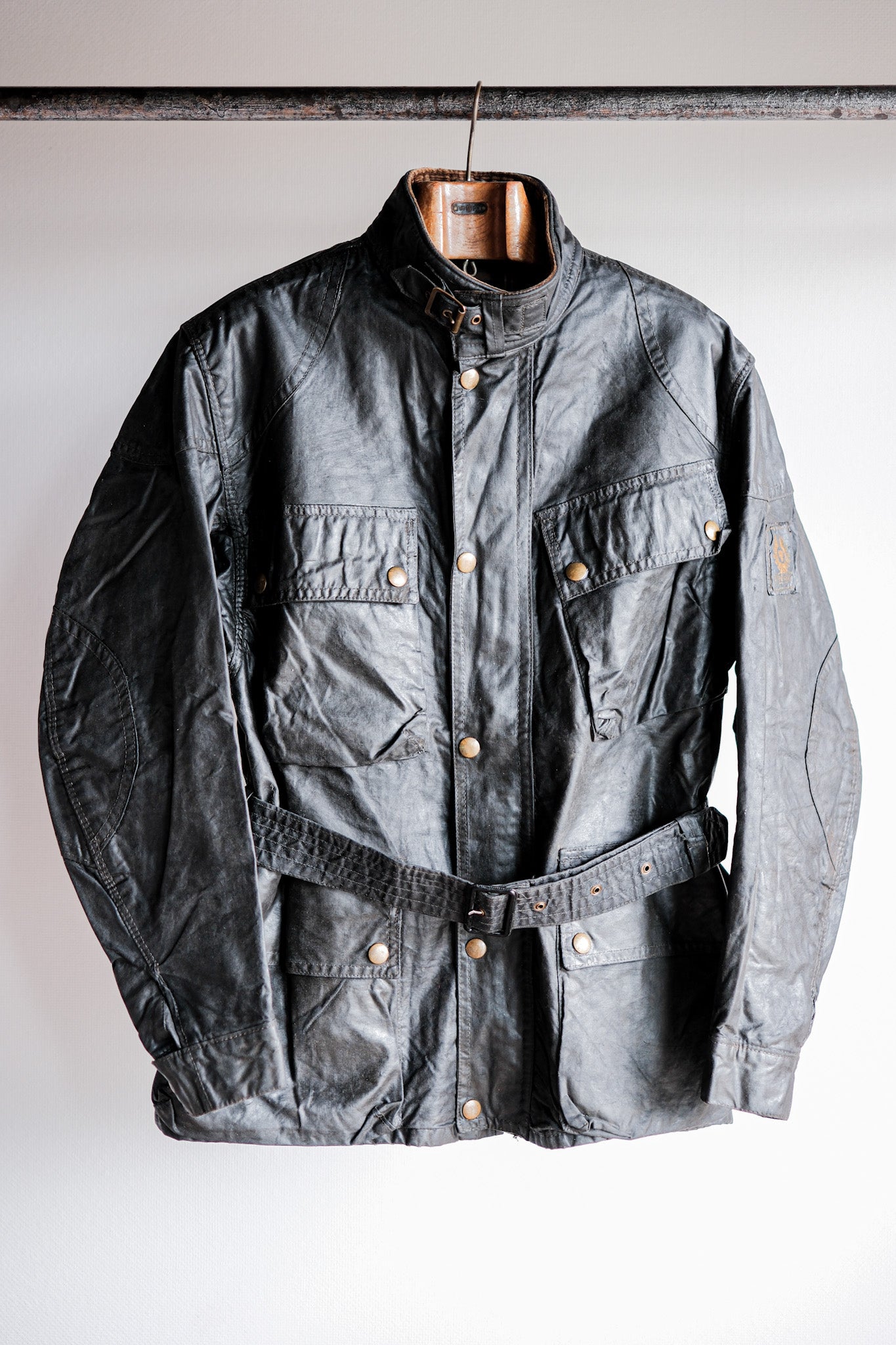 【~60's】Vintage Belstaff Waxed Jacket Size.38 "TRIALMASTER"