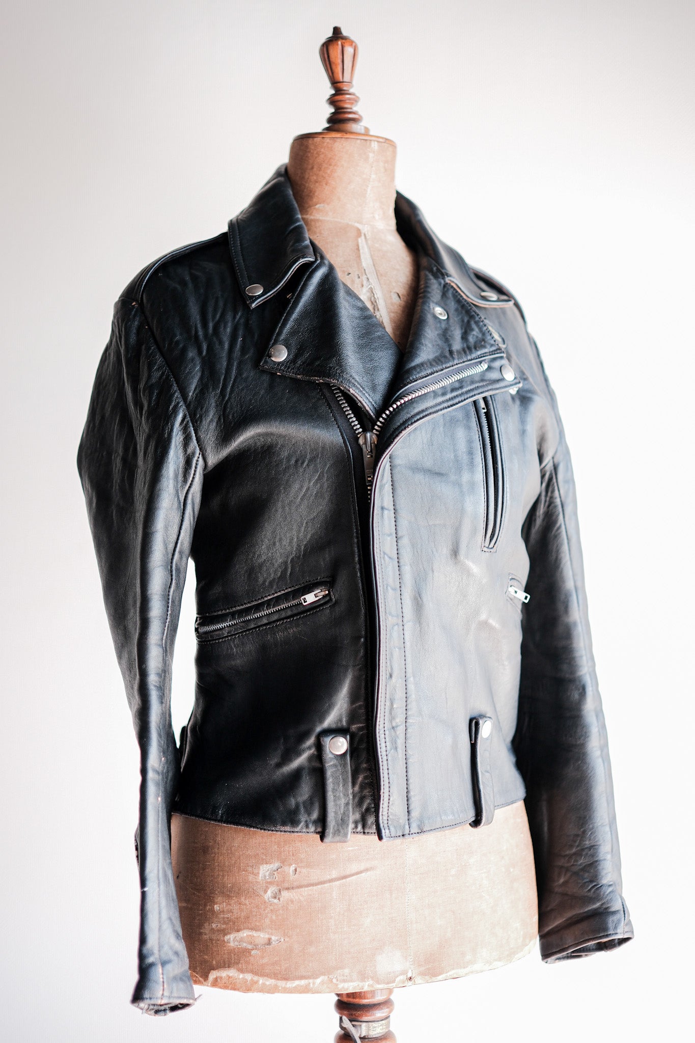 【~70’s】Lewis Leathers Riders Jacket Size.36 “Thunder Bolt”