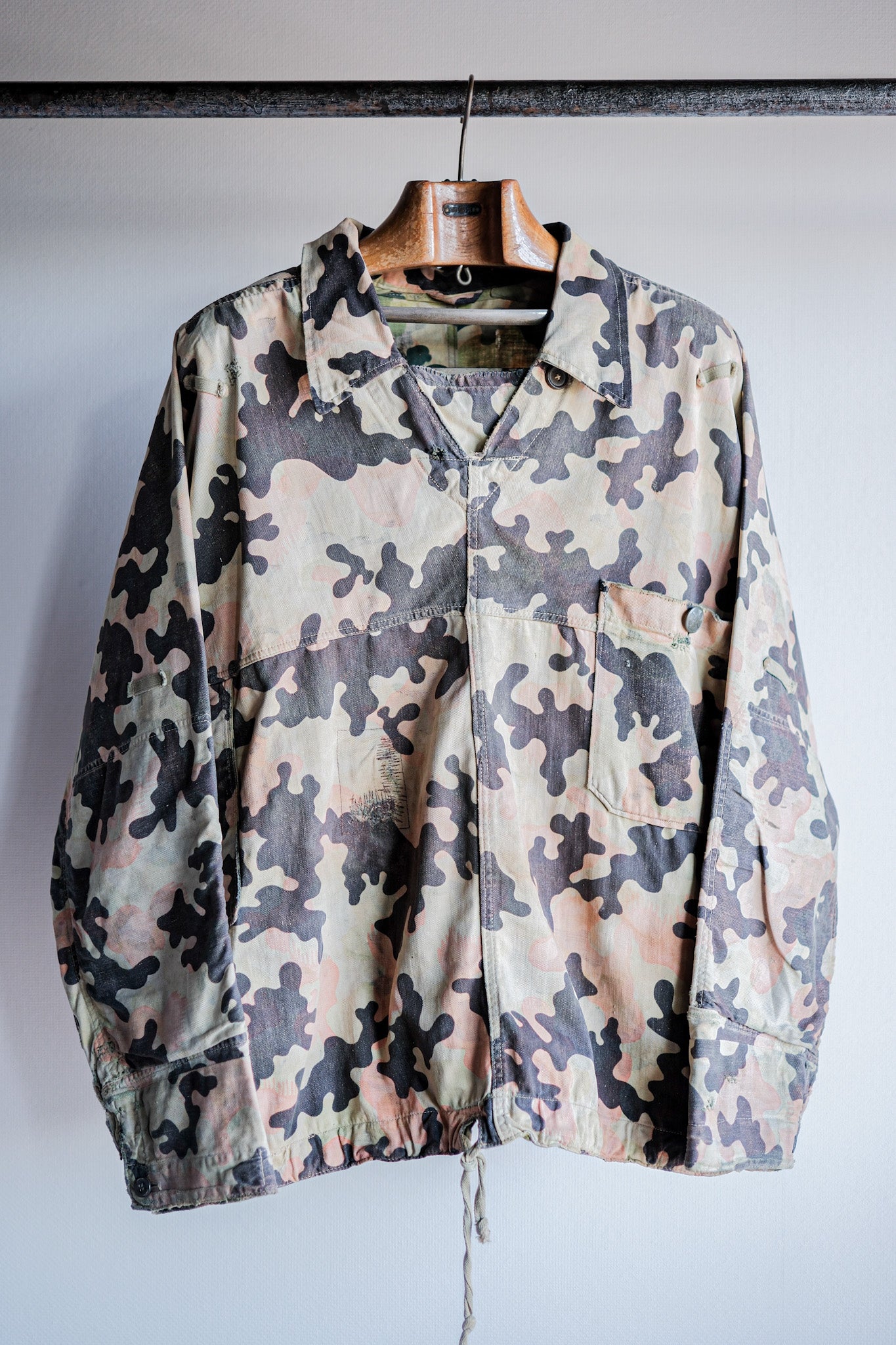【~50's】Czechoslovakian Army Dubaky Camouflage Reversible Smock