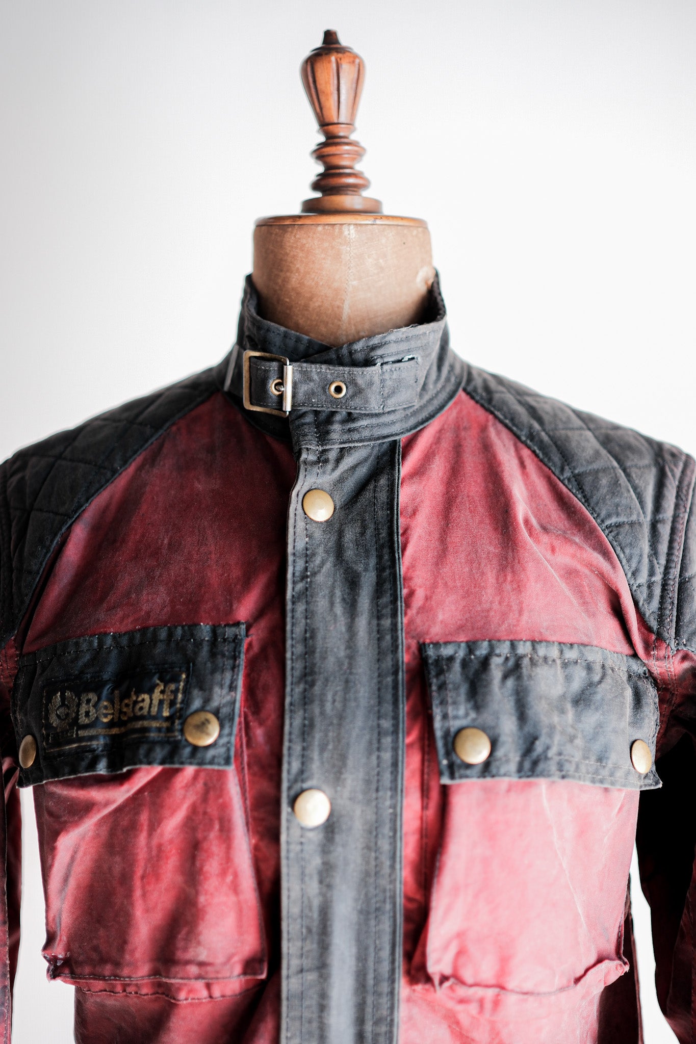【~70's】Vintage Belstaff 2 Tone Red Waxed Jacket “TRIALMASTER" “Custom Order”