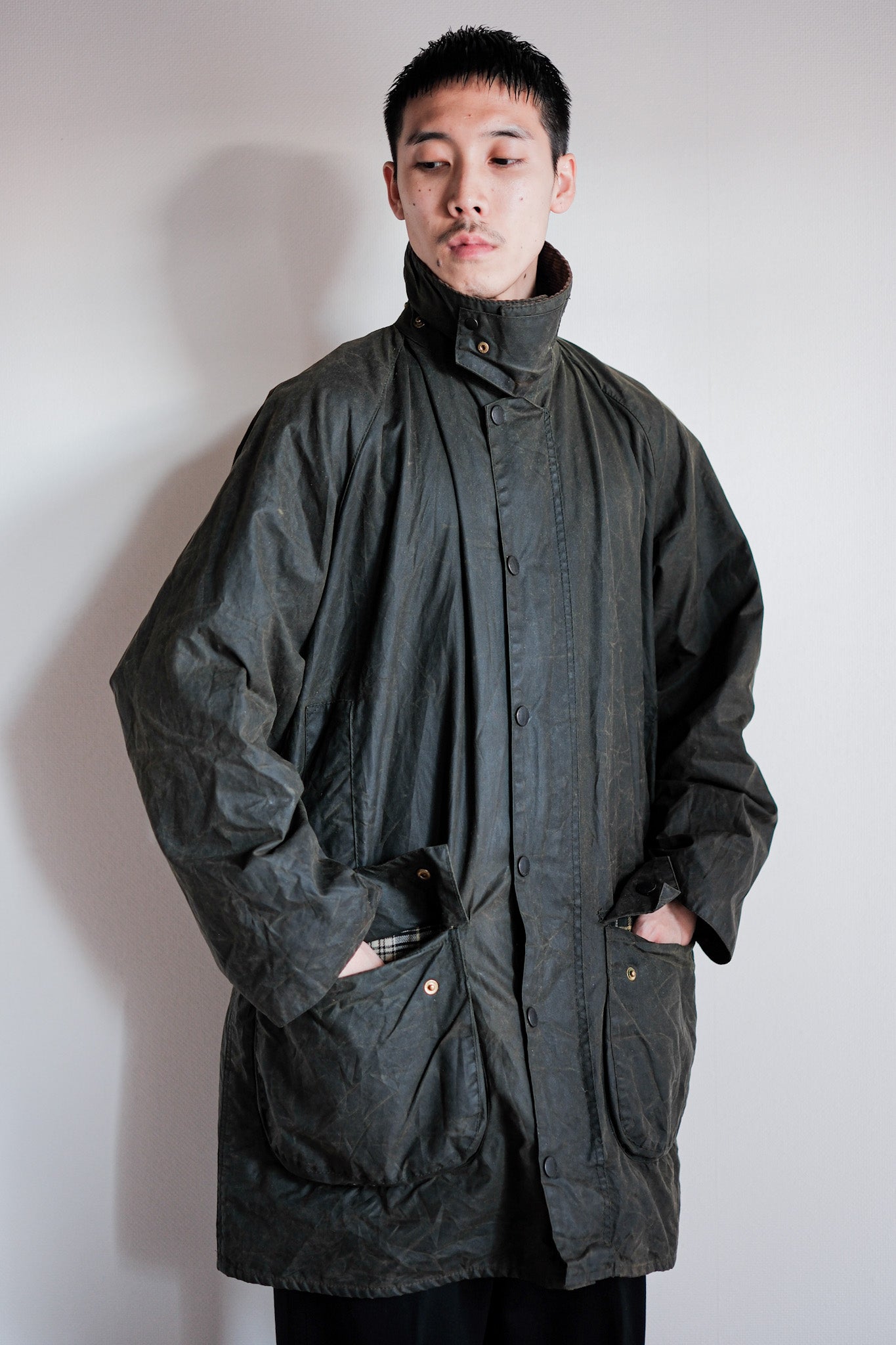 【~90’s】Vintage Barbour "GAMEFAIR" 3 Crest Size.42