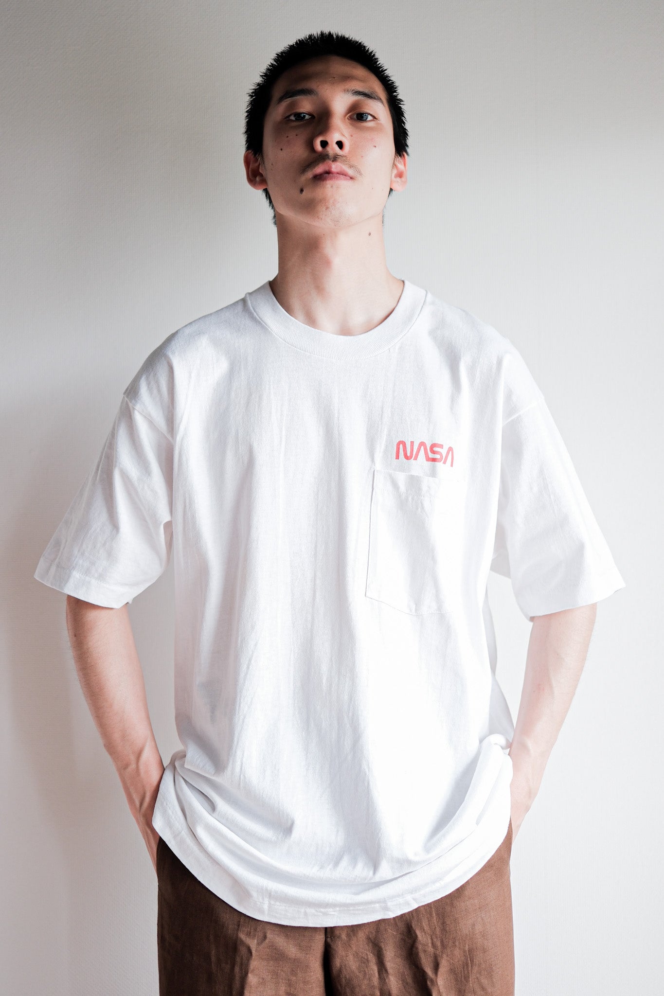 【~90's】Vintage Federal Agency Print T-shirt Size.XL "NASA" "Made in U.S.A."