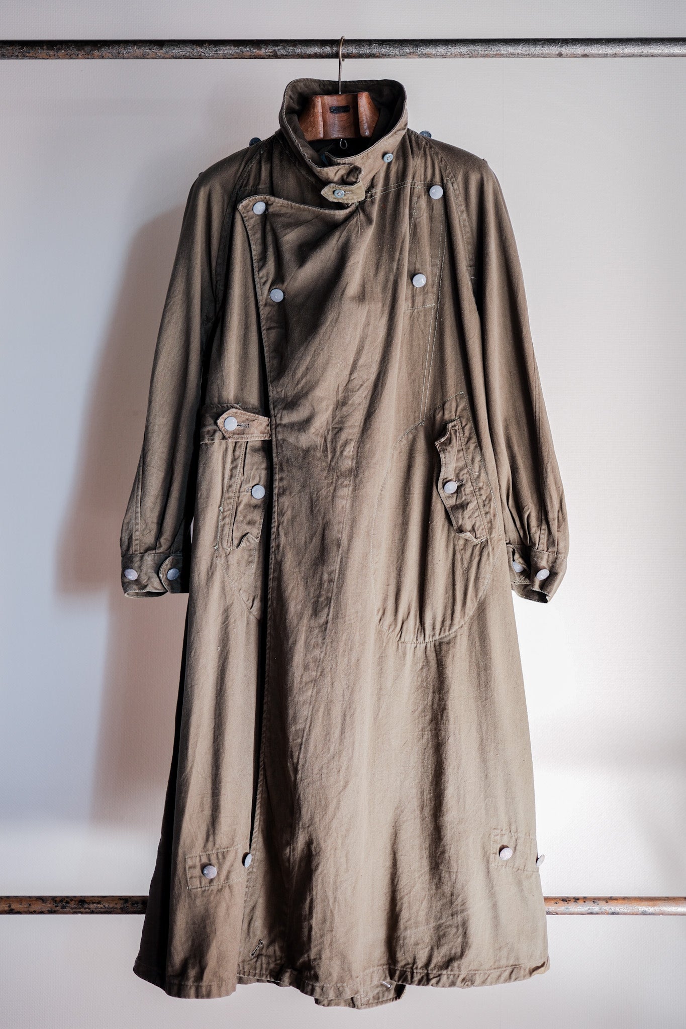 【~40's】WWⅡ German Afrika Korps Tropical Motorcycle Coat "DAK"