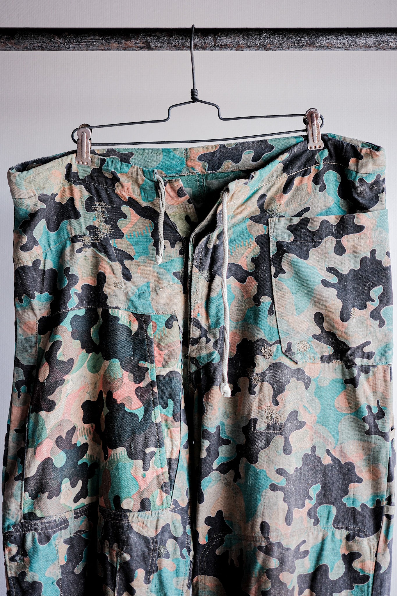 【~50's】Czechoslovakian Army Dubaky Camouflage Reversible Trousers