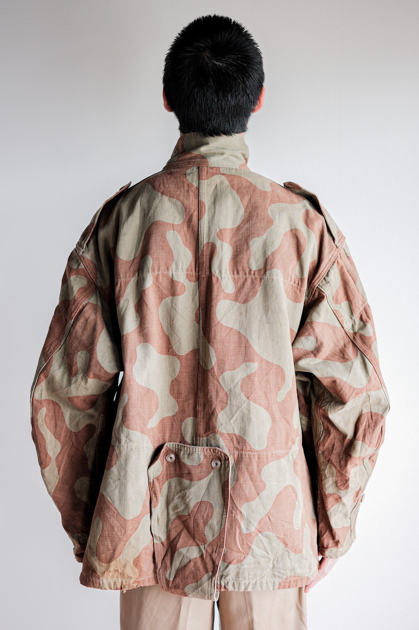 【~50's】Belgium Army Bataillon de Corée Camouflage Denison Smock